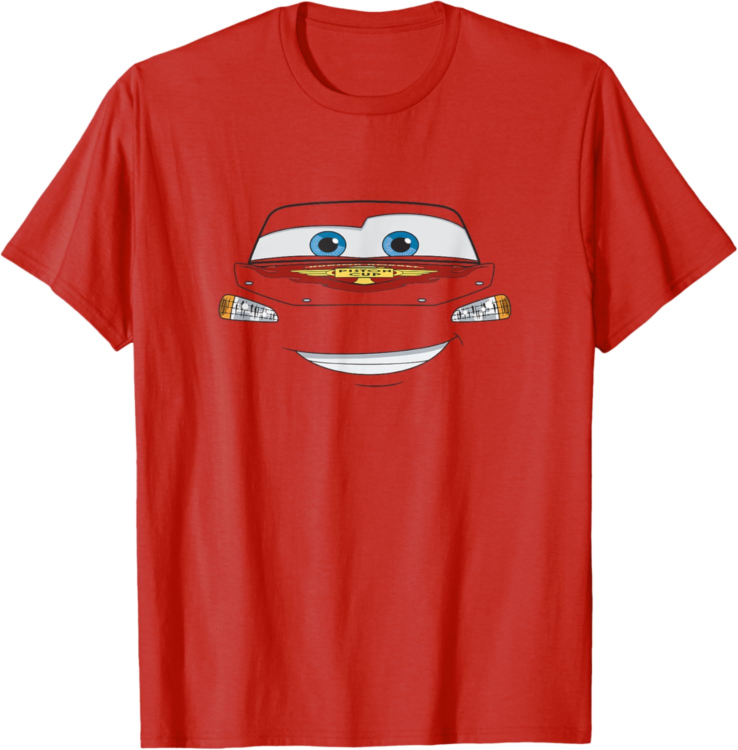 Disney Pixar Cars Halloween Lightning McQueen Big Face T-Shirt for Kids - 1