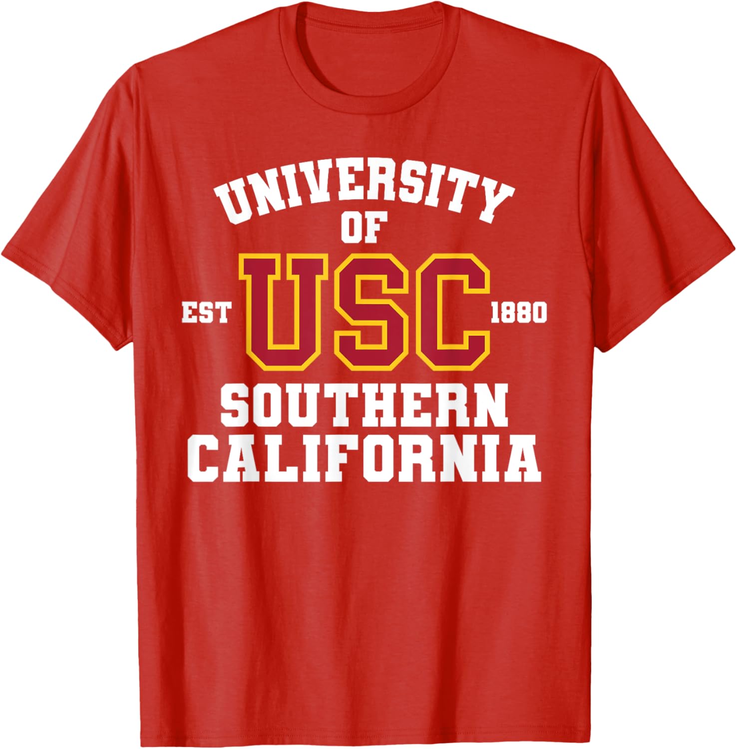 USC Established 1880 University of Southern California T-Shirt for Fans - 12