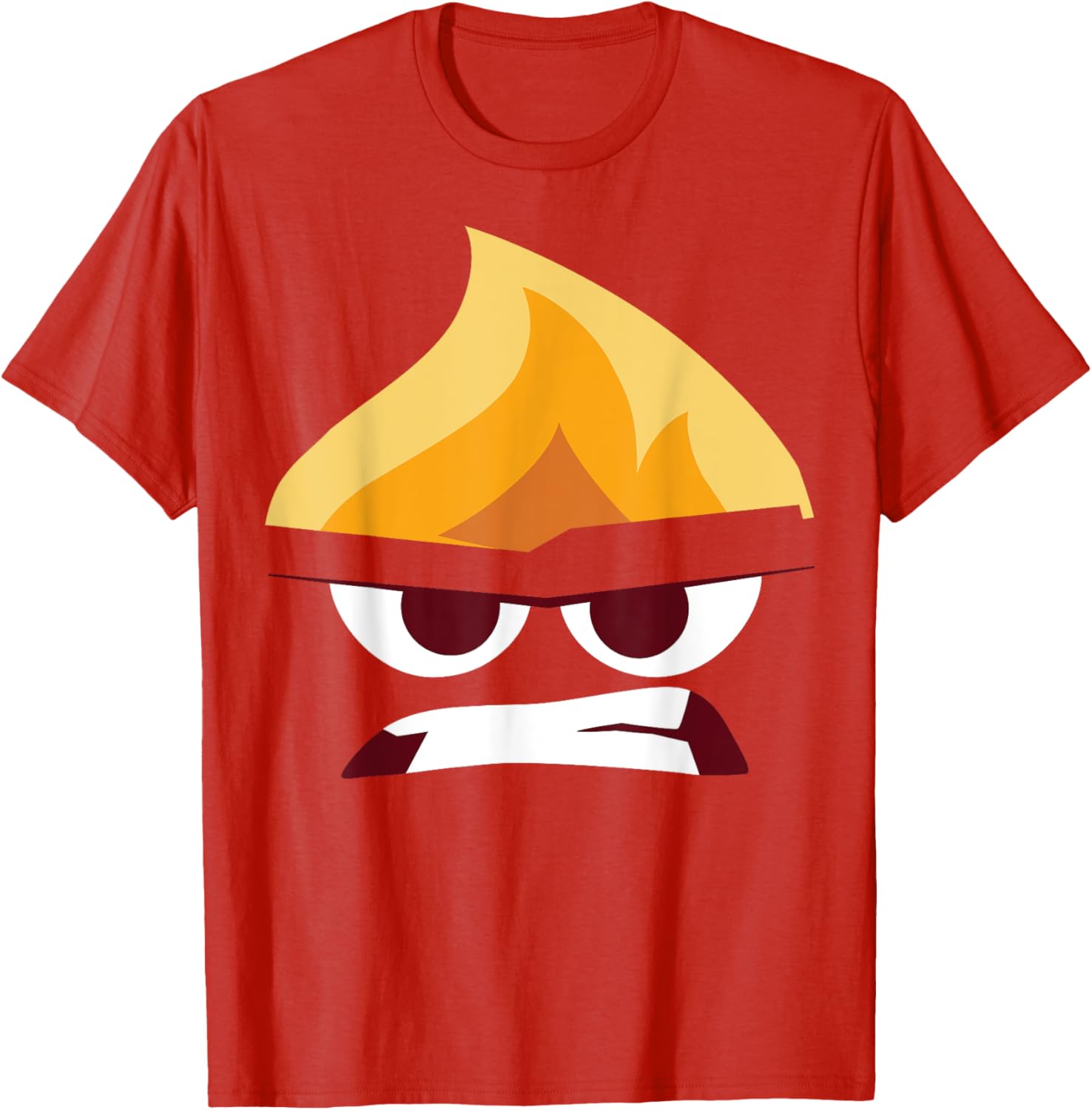 Disney Pixar Inside Out Angry Face Halloween T-Shirt for Kids and Adults - 4