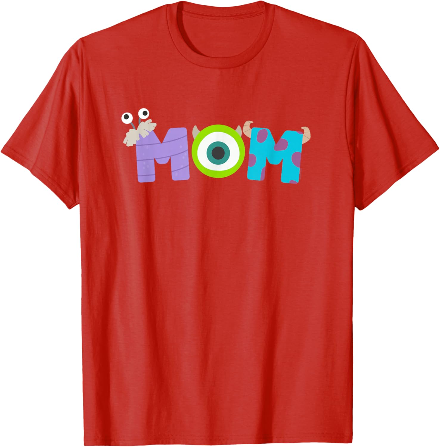 Monsters Inc Mom T-Shirt for Mother's Day Birthday Gift Clothing - 13