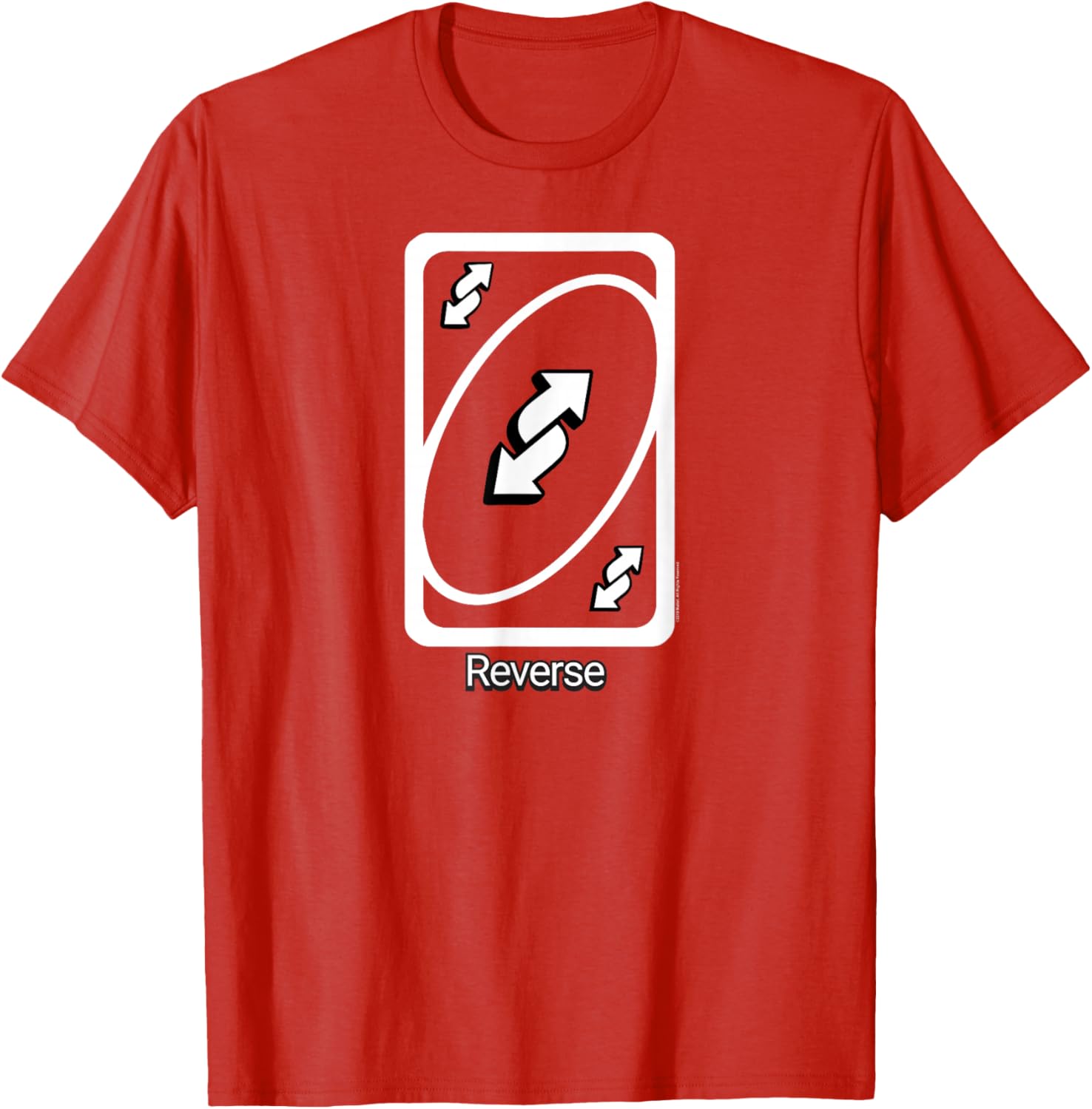 UNO Reverse Card T-Shirt Fun Graphic Tee for Game Lovers - 9