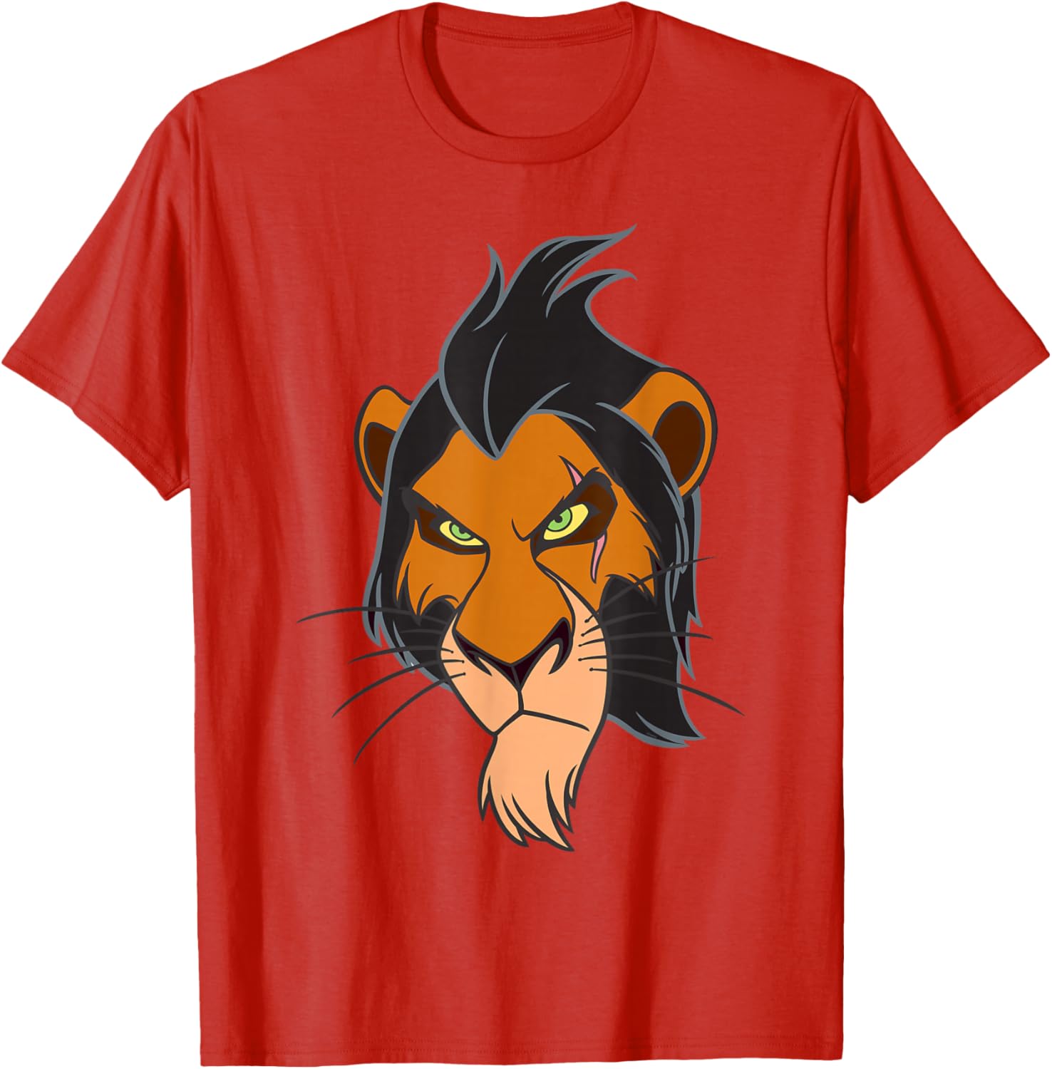 Disney Scar Big Face Costume T-Shirt for Lion King Fans - 3