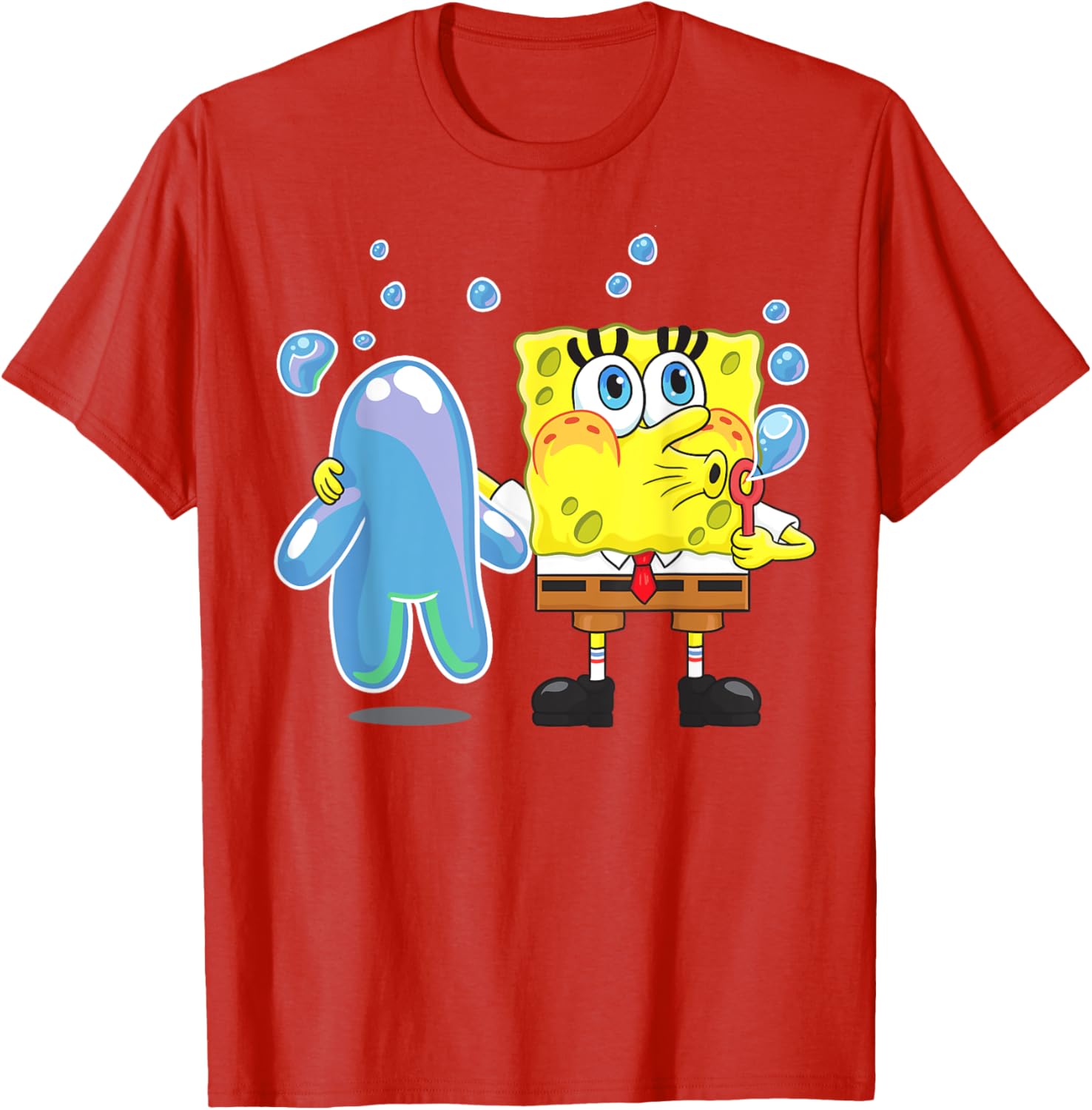 Mademark x SpongeBob SquarePants Bubble Technique T-Shirt for Fun Style - 12