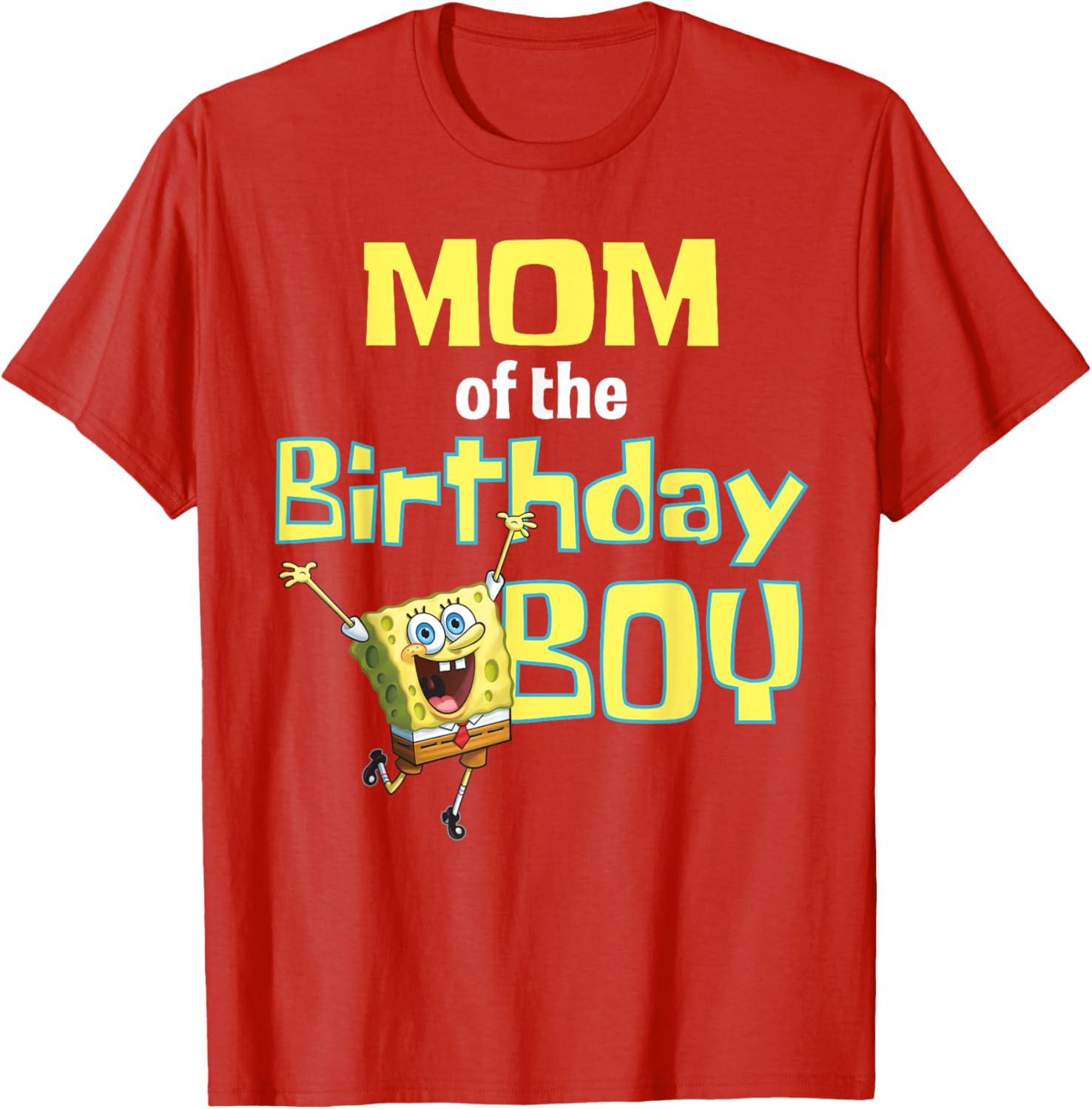 SpongeBob SquarePants Mom Of The Birthday Boy T-Shirt Perfect Gift - 21
