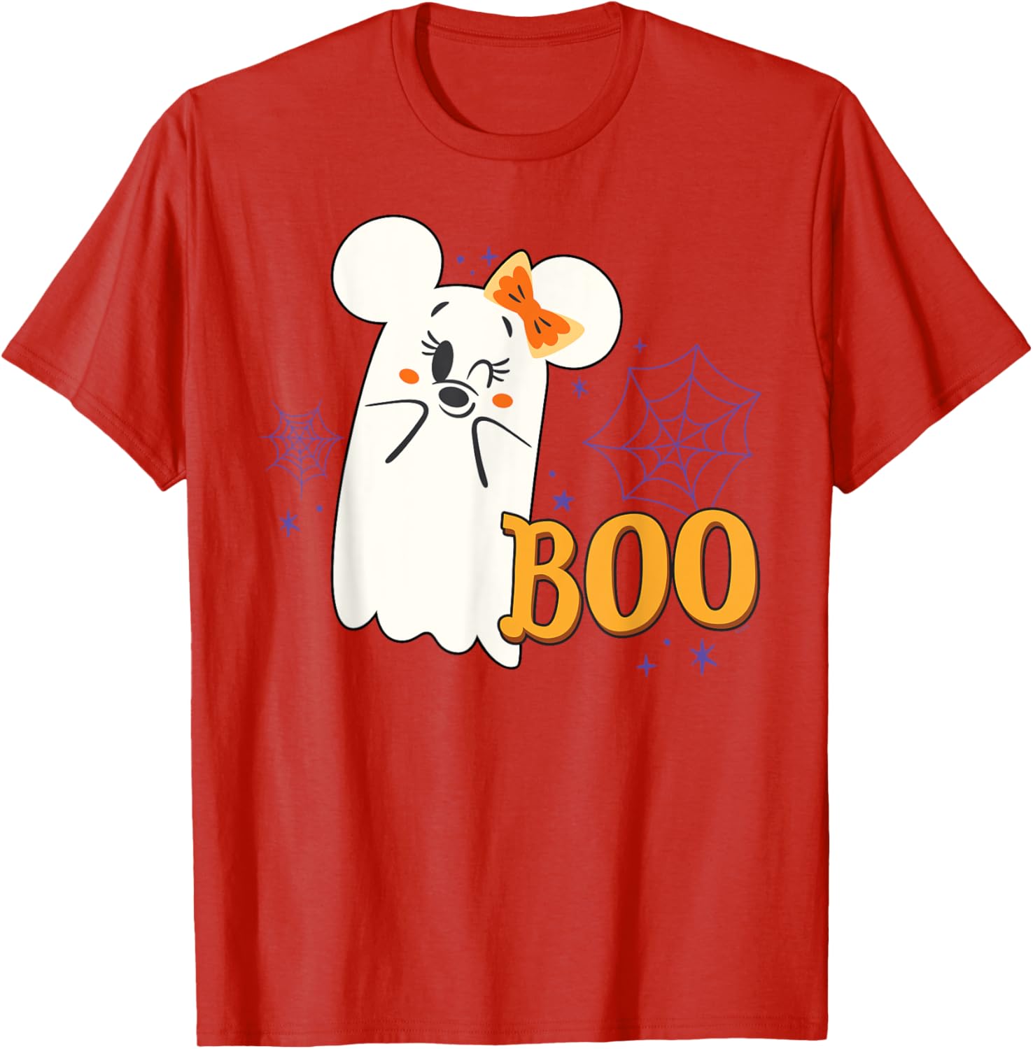 Adorable Disney Minnie Mouse Ghost Halloween T-Shirt for Kids - 4