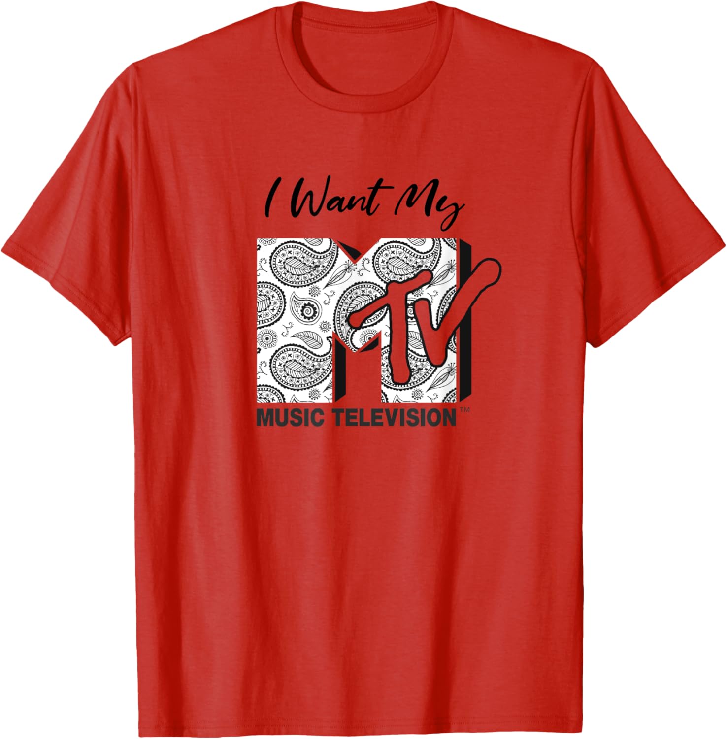Mademark x MTV Vintage Ornaments T-Shirt for Music Lovers - 2