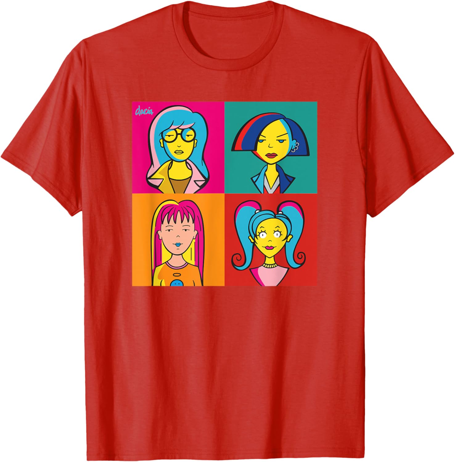Mademark x Daria Ladies Pop Art T-Shirt - Fun Fashion for Every Occasion - 13