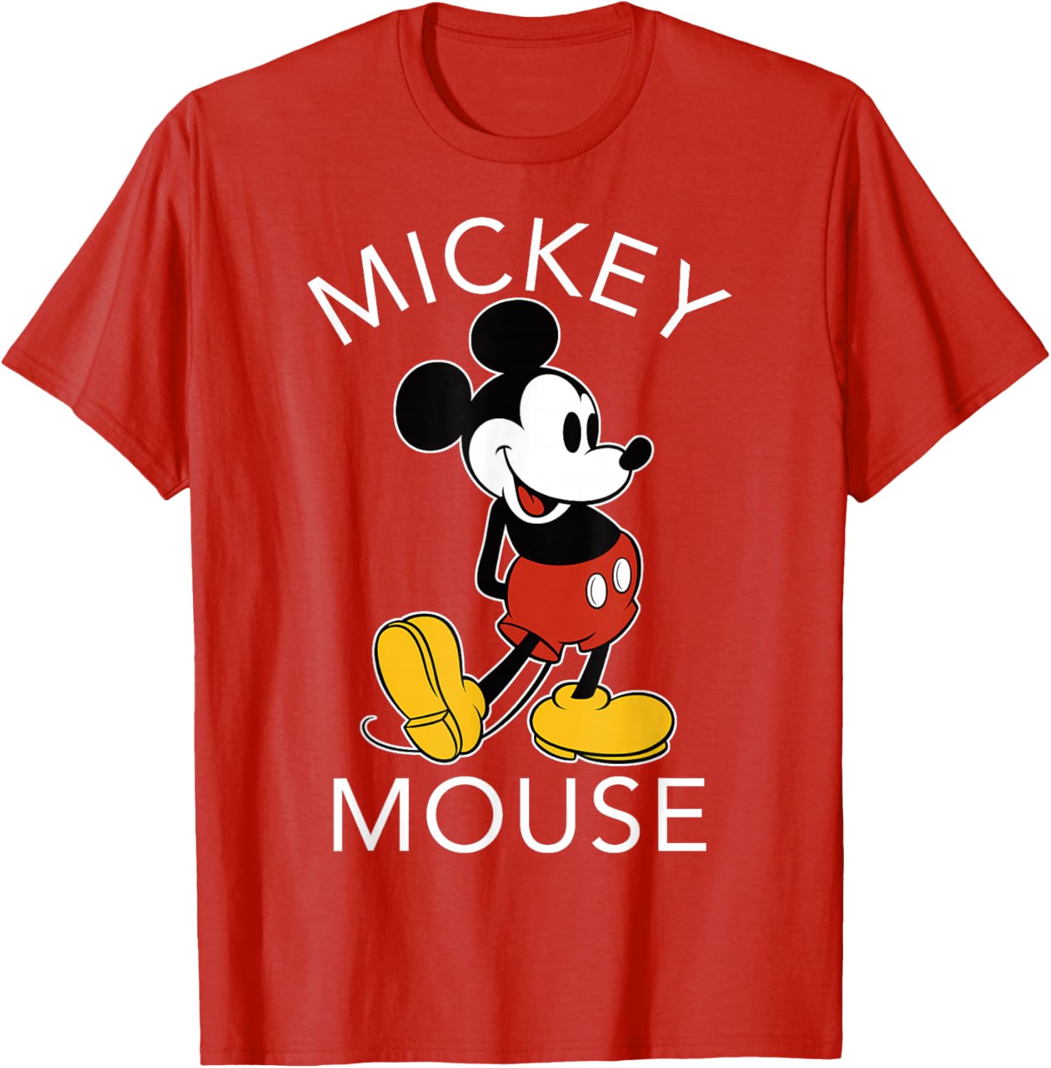 Disney Mickey Mouse Classic Portrait T-Shirt for Fun and Stylish Comfort - 1