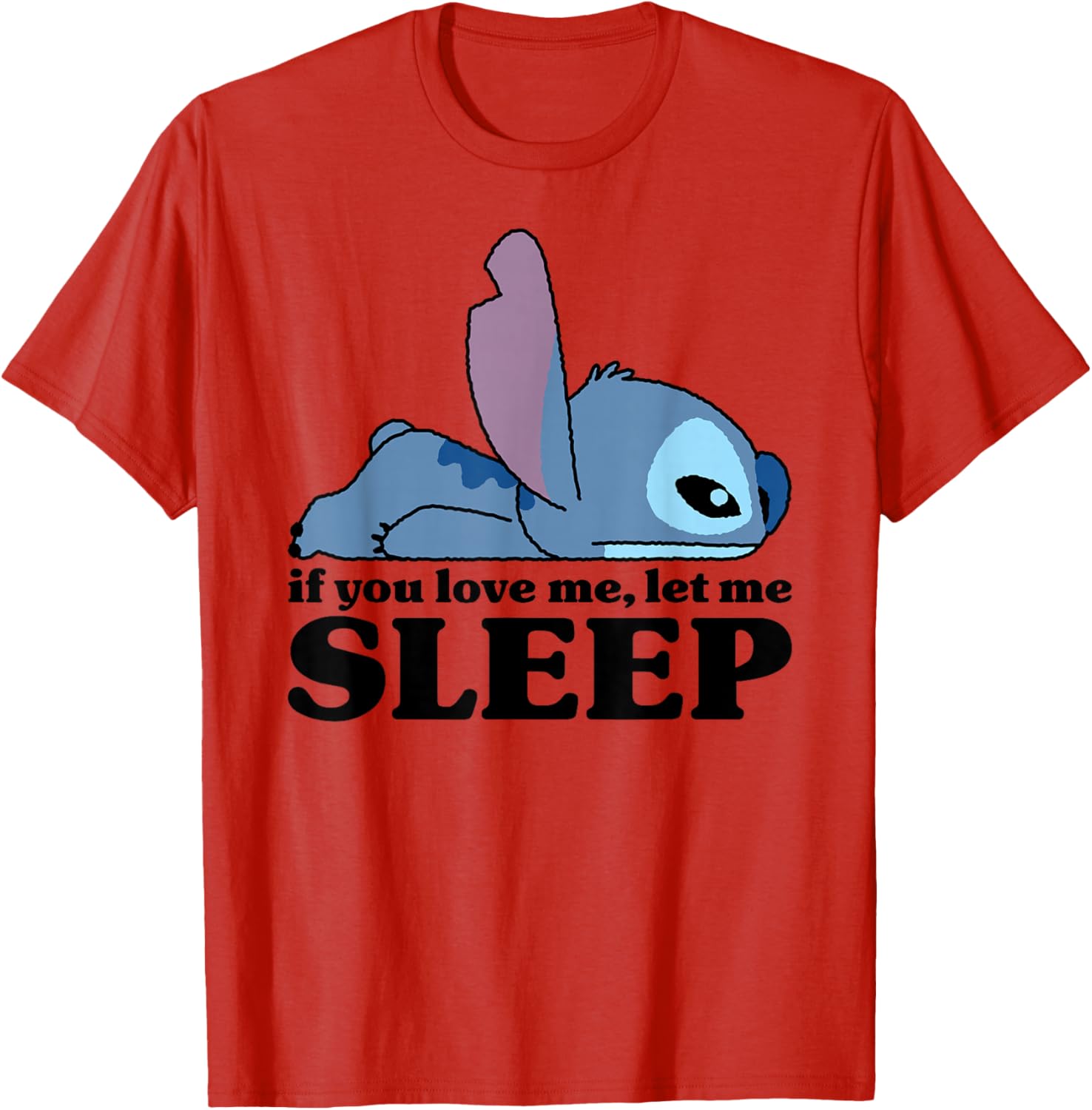 Lilo & Stitch Sleepy Stitch T-Shirt - Cute and Comfy Disney Apparel - 3