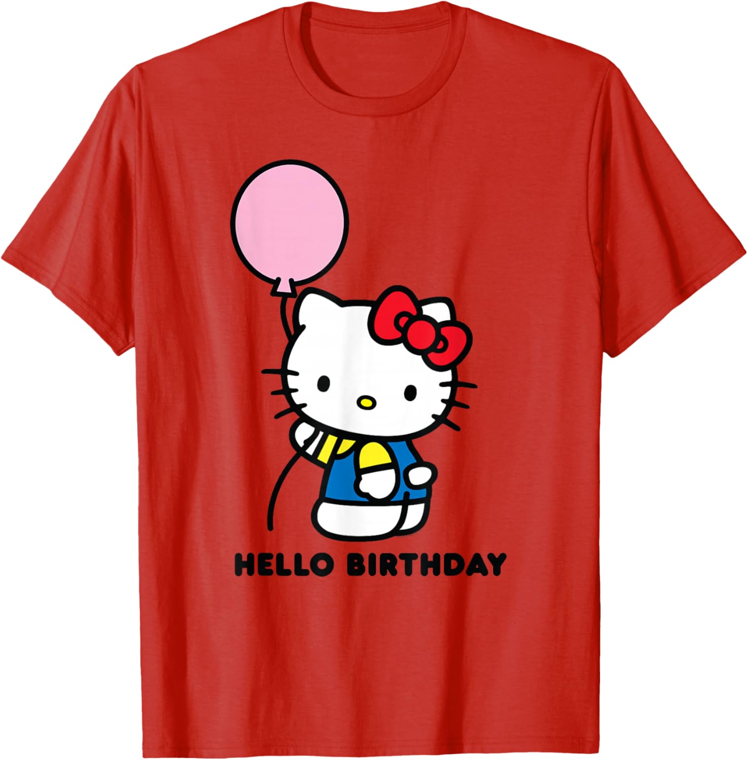 Adorable Hello Kitty Birthday T-Shirt Perfect for Celebrating Special Moments - 11