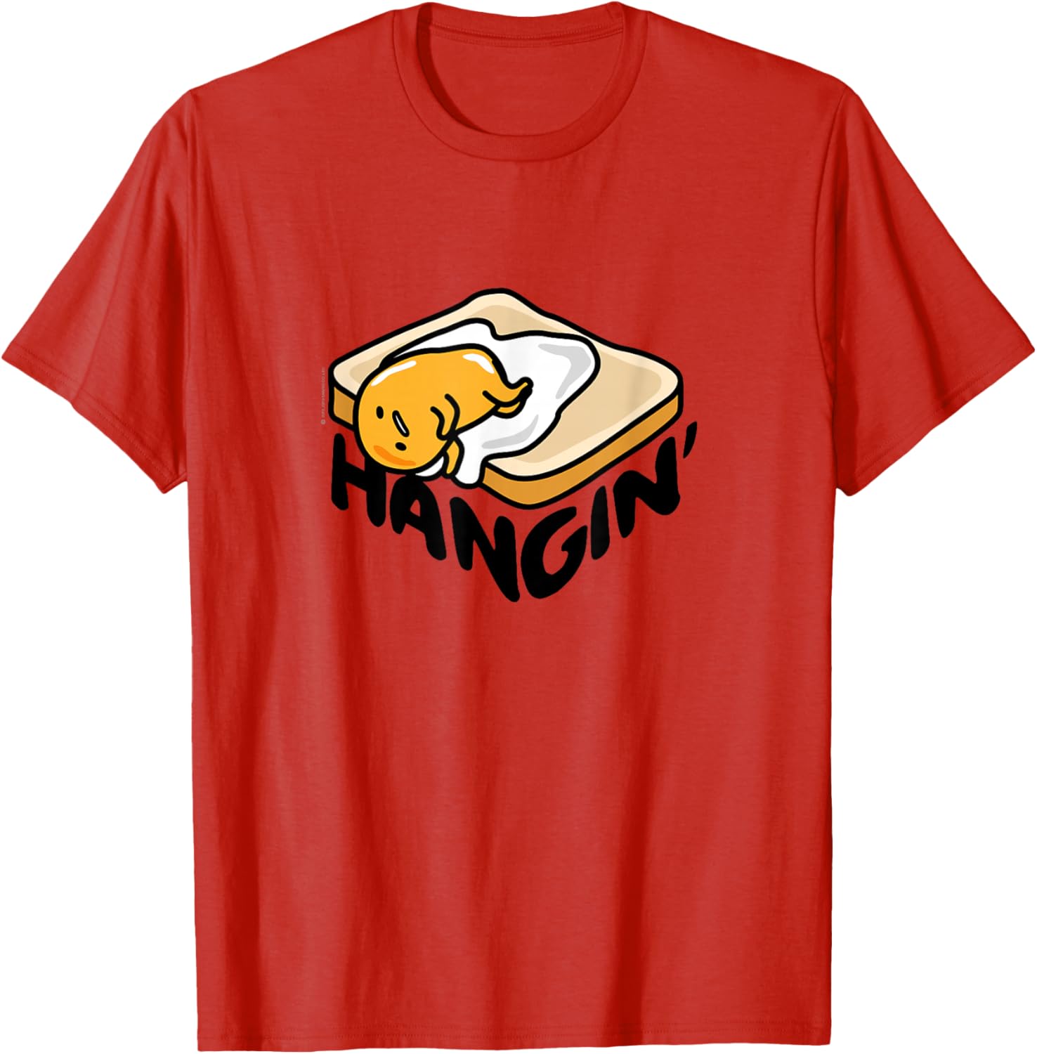 Gudetama Lazy Egg Hanging T-Shirt Cute Japanese Apparel for Fans - 4