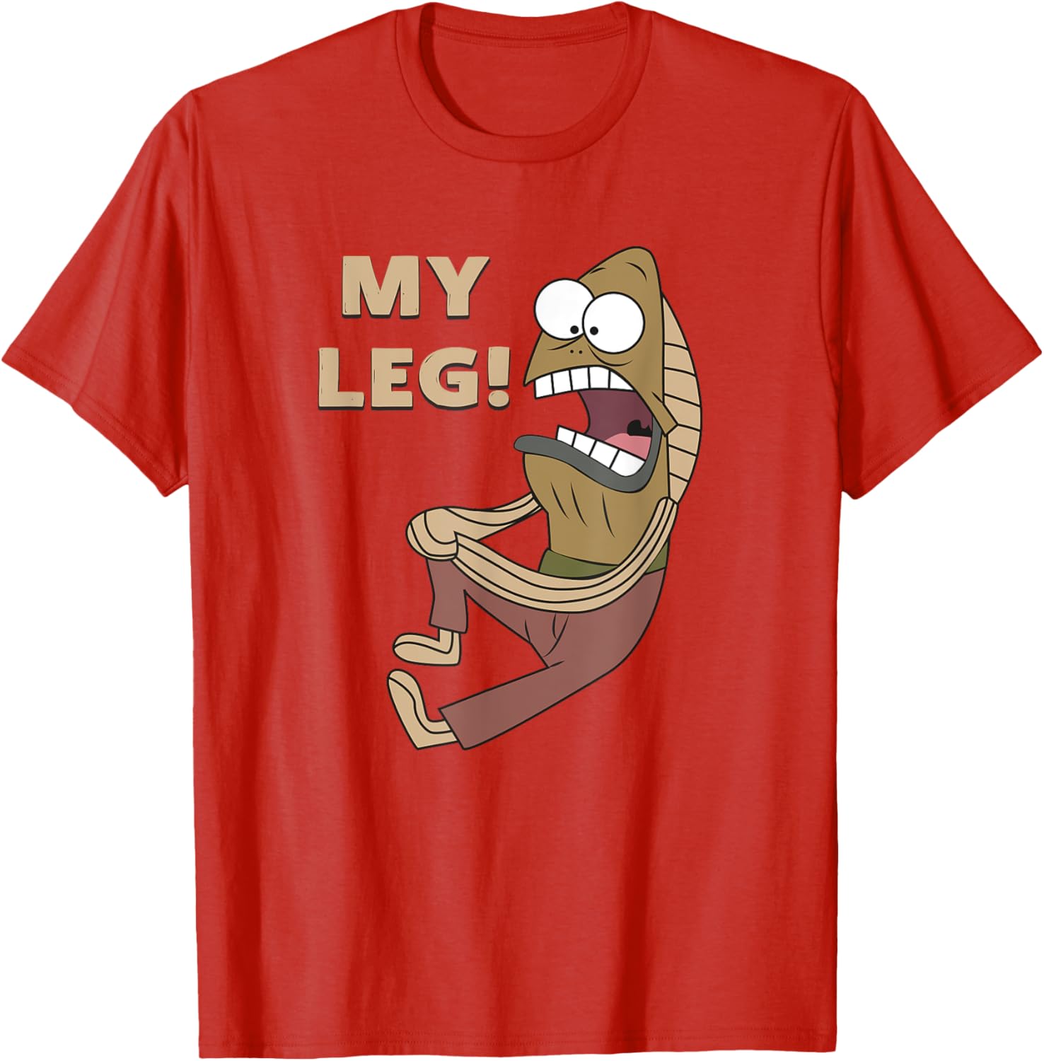 Mademark Fred the Fish My Leg T-Shirt SpongeBob SquarePants Apparel - 8