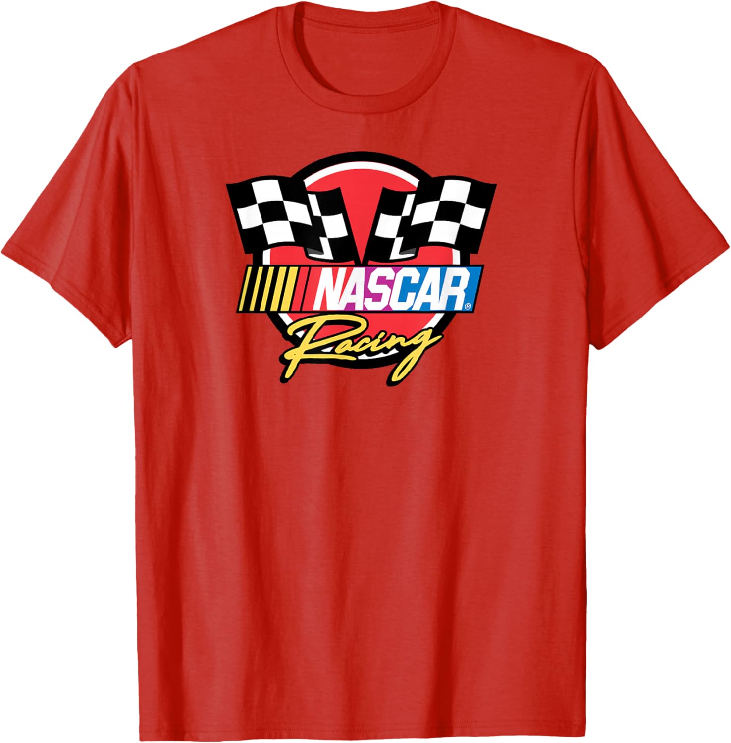NASCAR Checkered Flags Logo T-Shirt for Racing Fans - Stylish Apparel - 9
