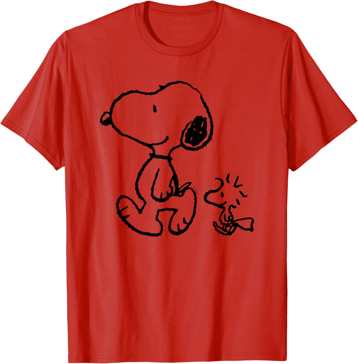Snoopy Woodstock Walk T-Shirt Fun Peanuts Graphic Tee for Fans - 7