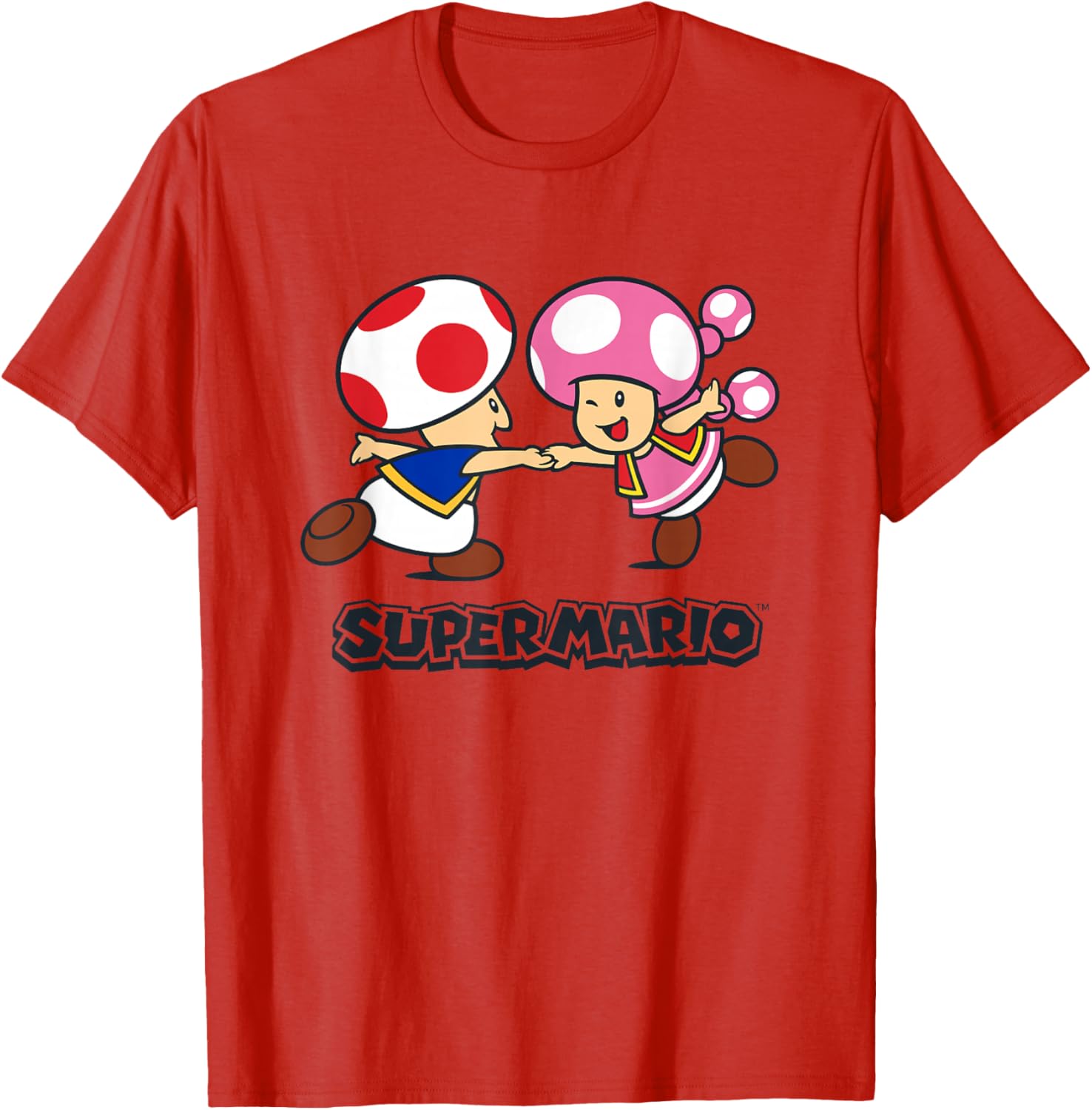 Super Mario Bros Happy Toads Classic Nintendo Duo T-Shirt for Fans - 20