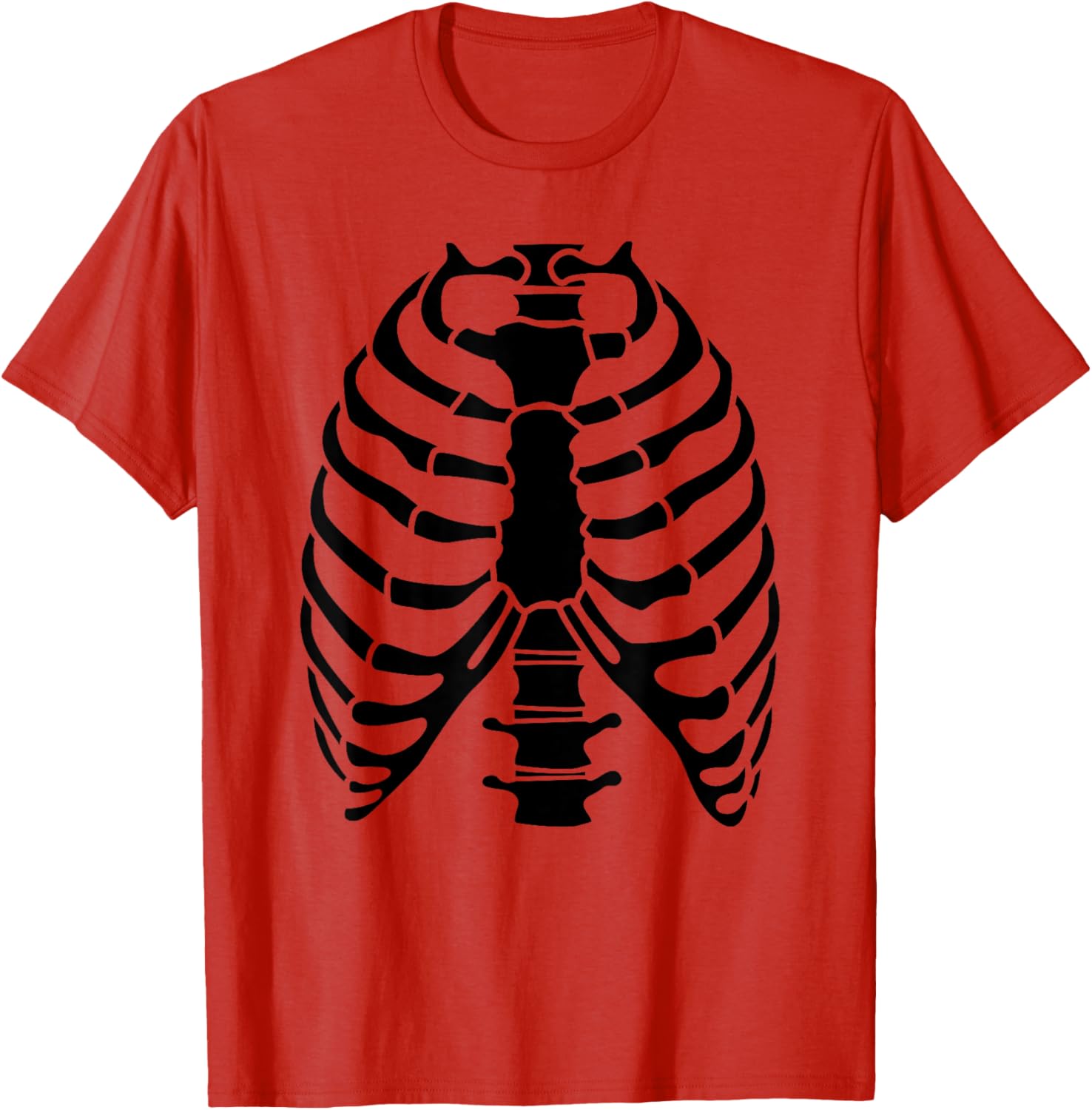 Skeleton Rib Cage Halloween Costume T-Shirt for Fun Celebrations - 15