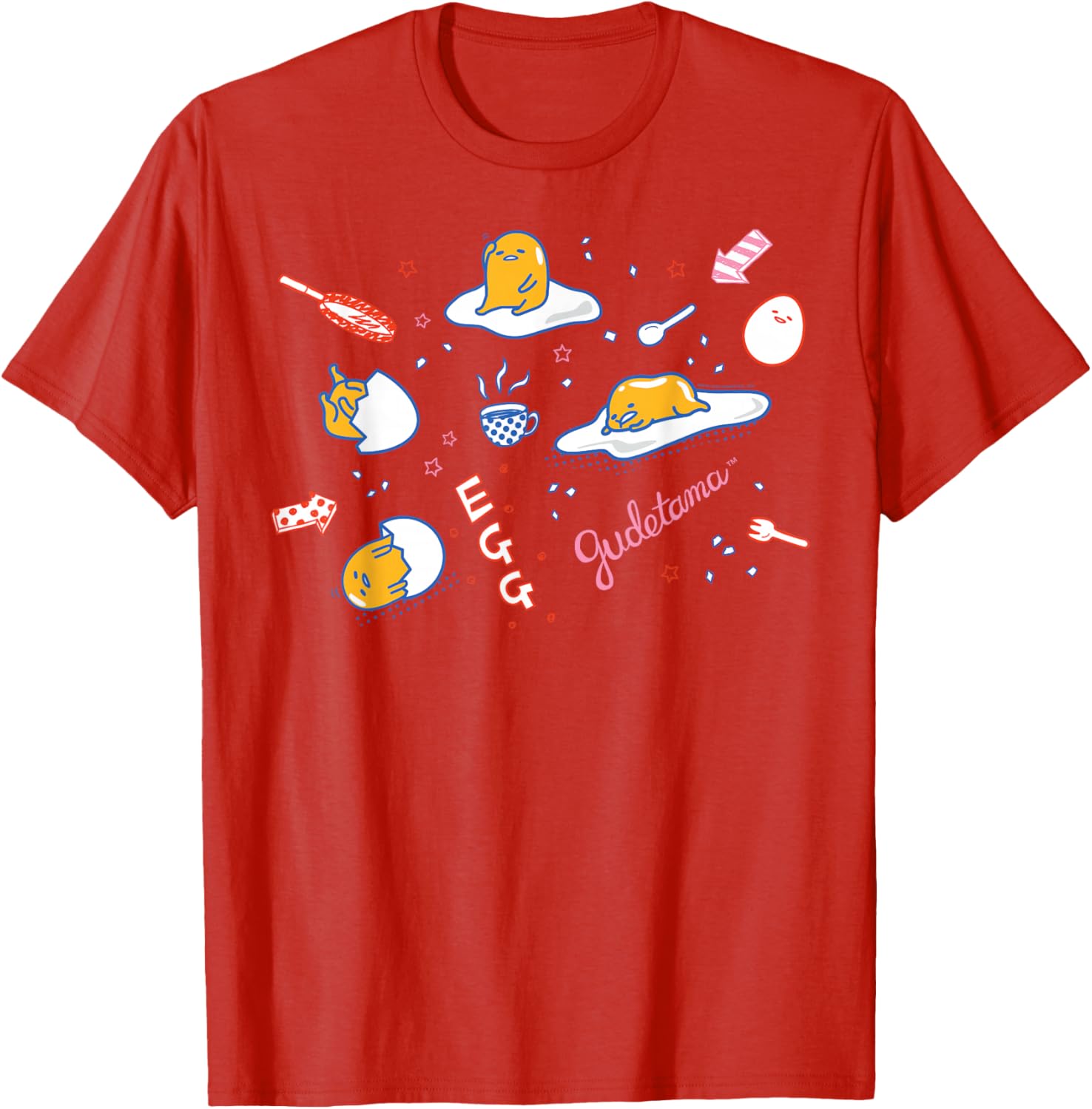 Gudetama Doodle T-Shirt Cute & Comfy for Fans of Lazy Egg Design - 17