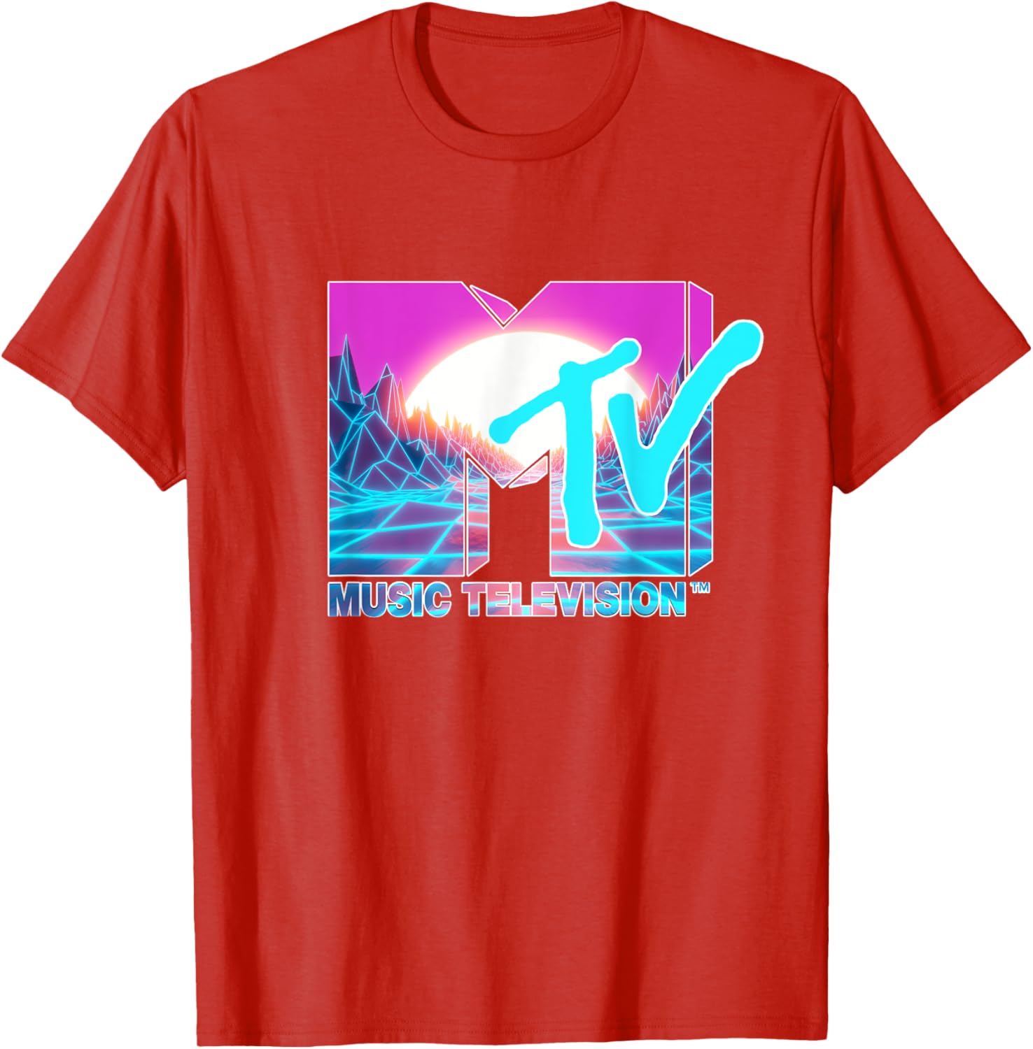 Mademark x MTV Official Logo T-Shirt with Sun and World Graphic - 12