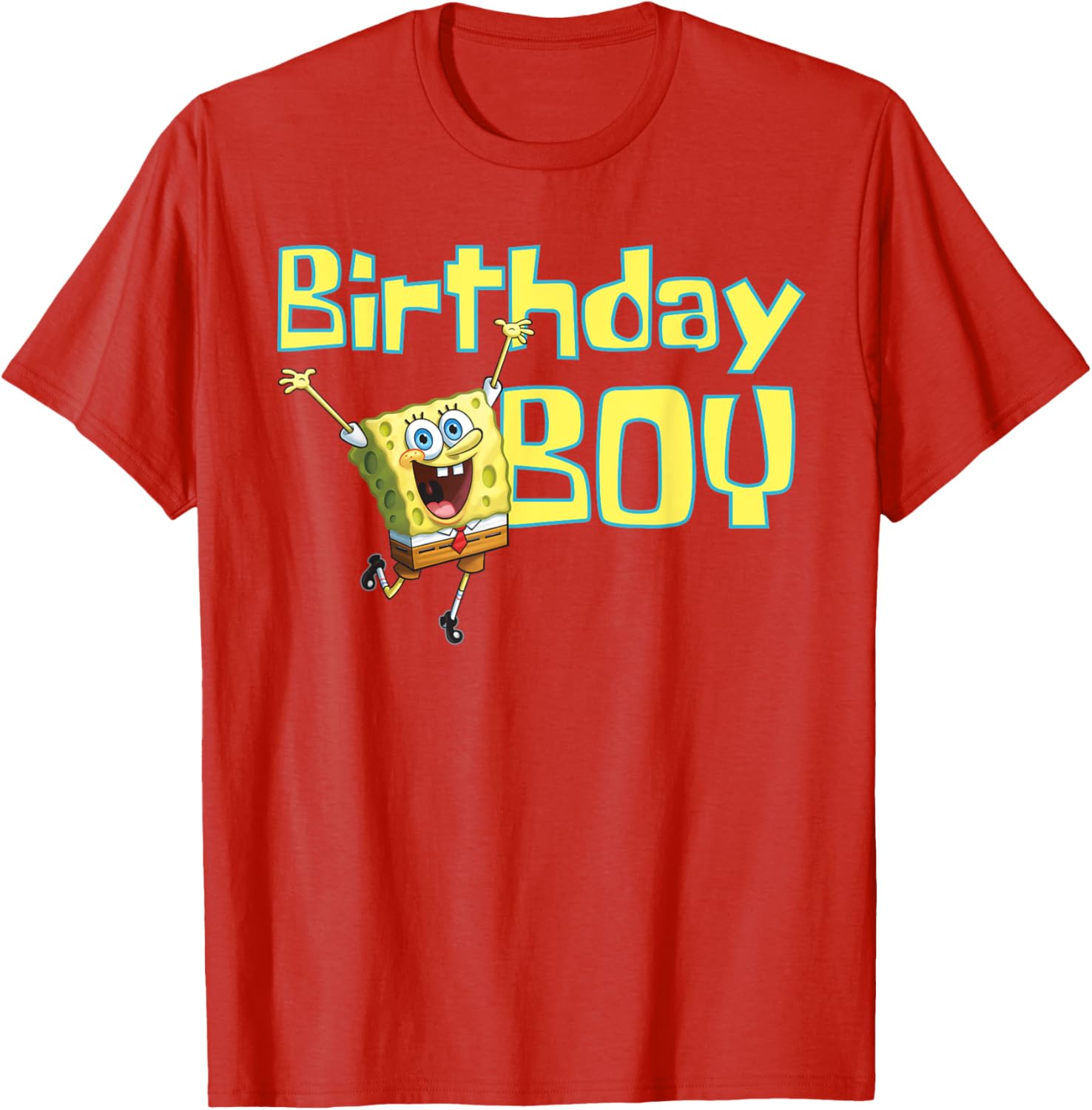 Mademark SpongeBob SquarePants Birthday Boy T-Shirt for Fun Celebrations - 9