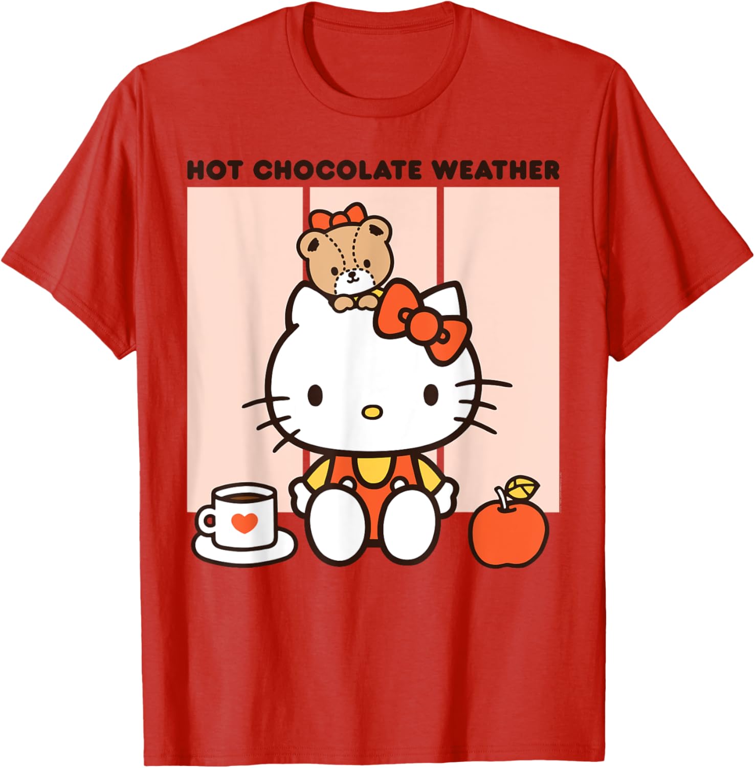 Hello Kitty Hot Chocolate Weather T-Shirt for Cozy Winter Style - 14
