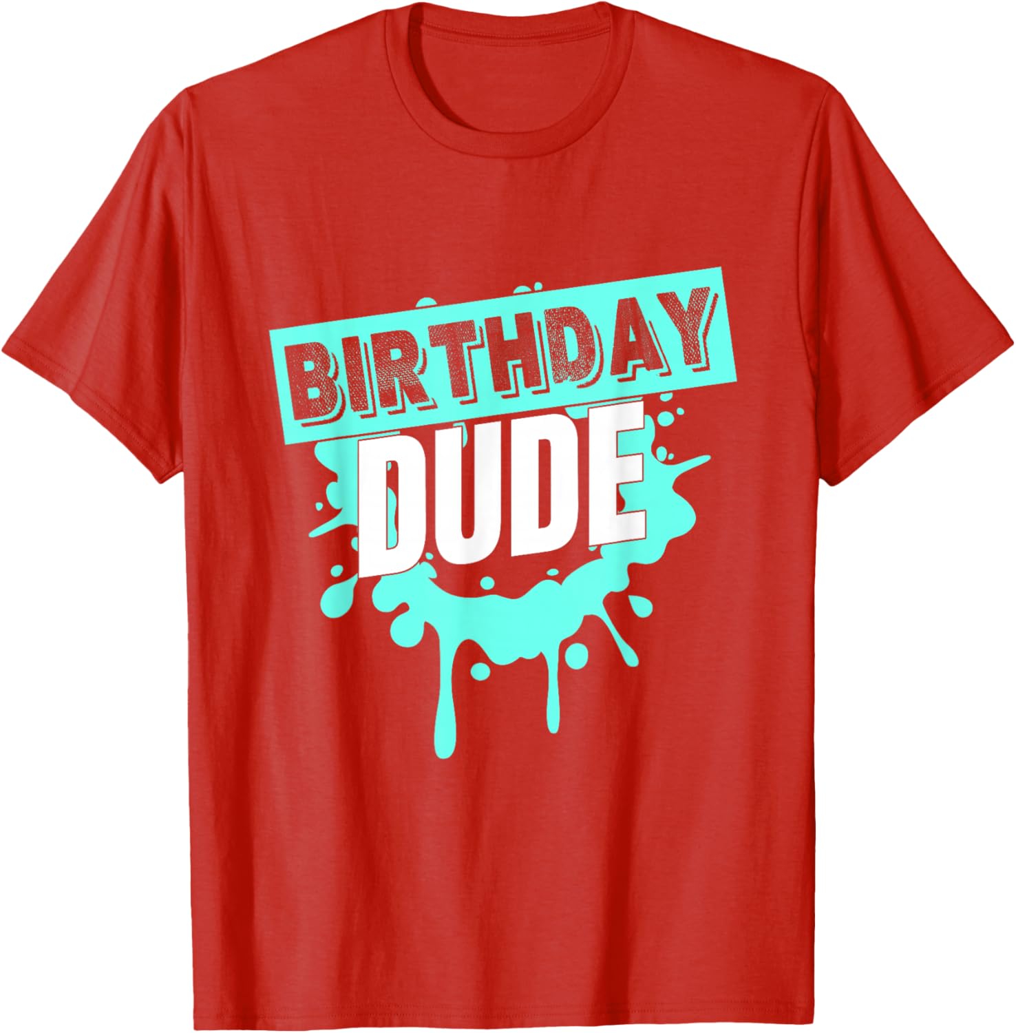 Birthday Dude Graphic Novelty T-Shirt for Boys - Fun Gift Idea - 12
