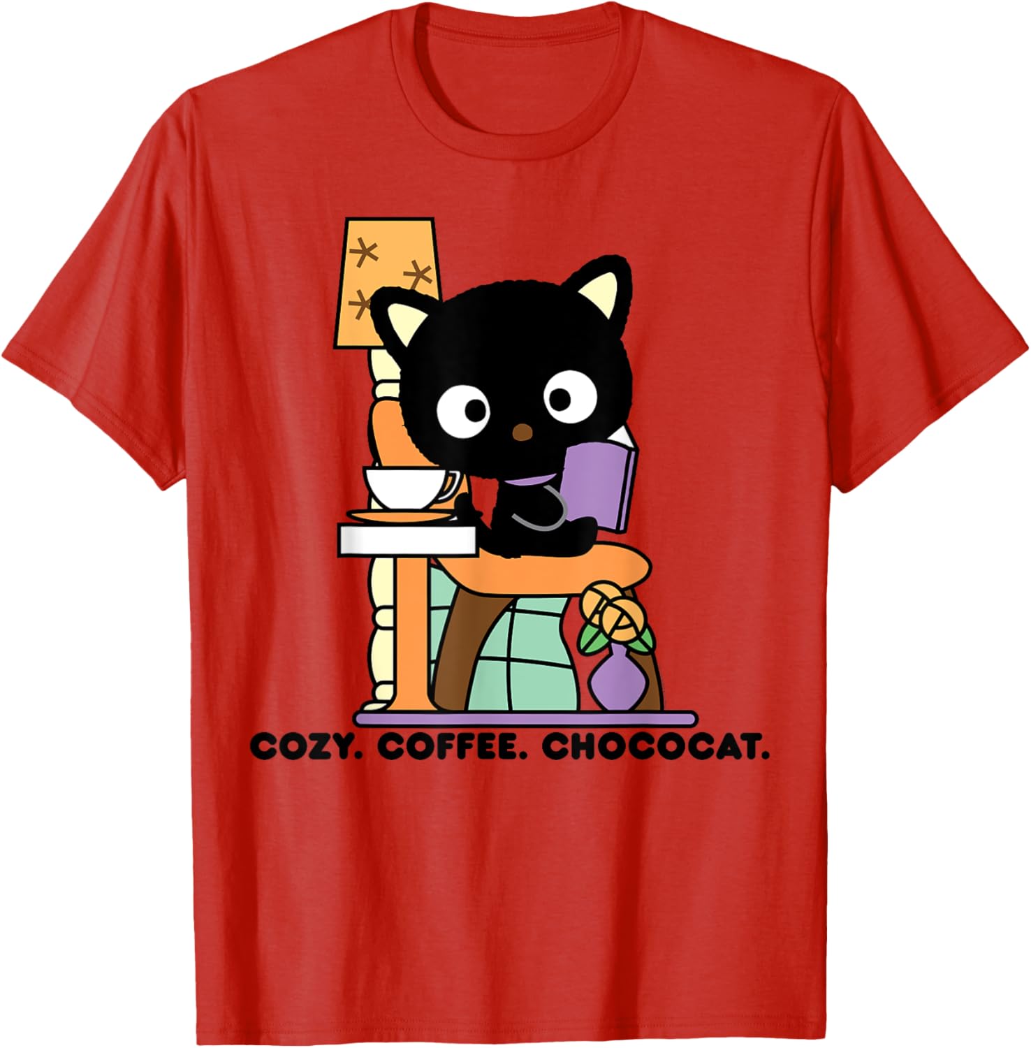 Chococat Cozy Coffee Cafe T-Shirt for Everyone - Fun & Stylish Design - 18
