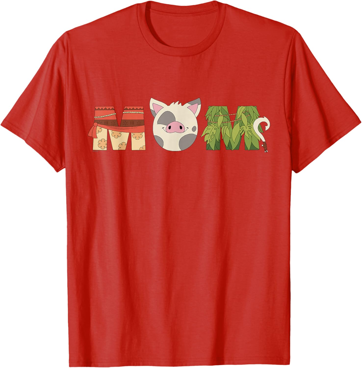 Disney Moana Best Mom T-Shirt featuring Pua and Maui for Mother's Day - 6