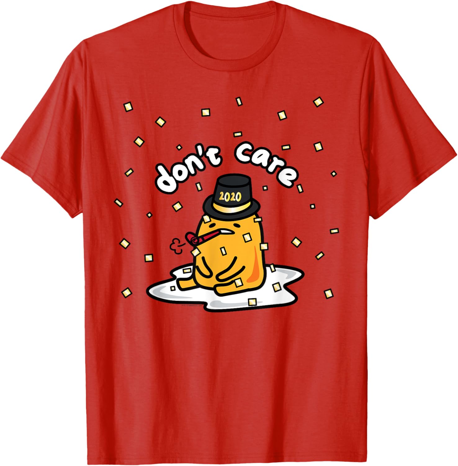 Gudetama Lazy Egg Happy New Year 2020 T-Shirt for Fun Fashion Lovers - 1
