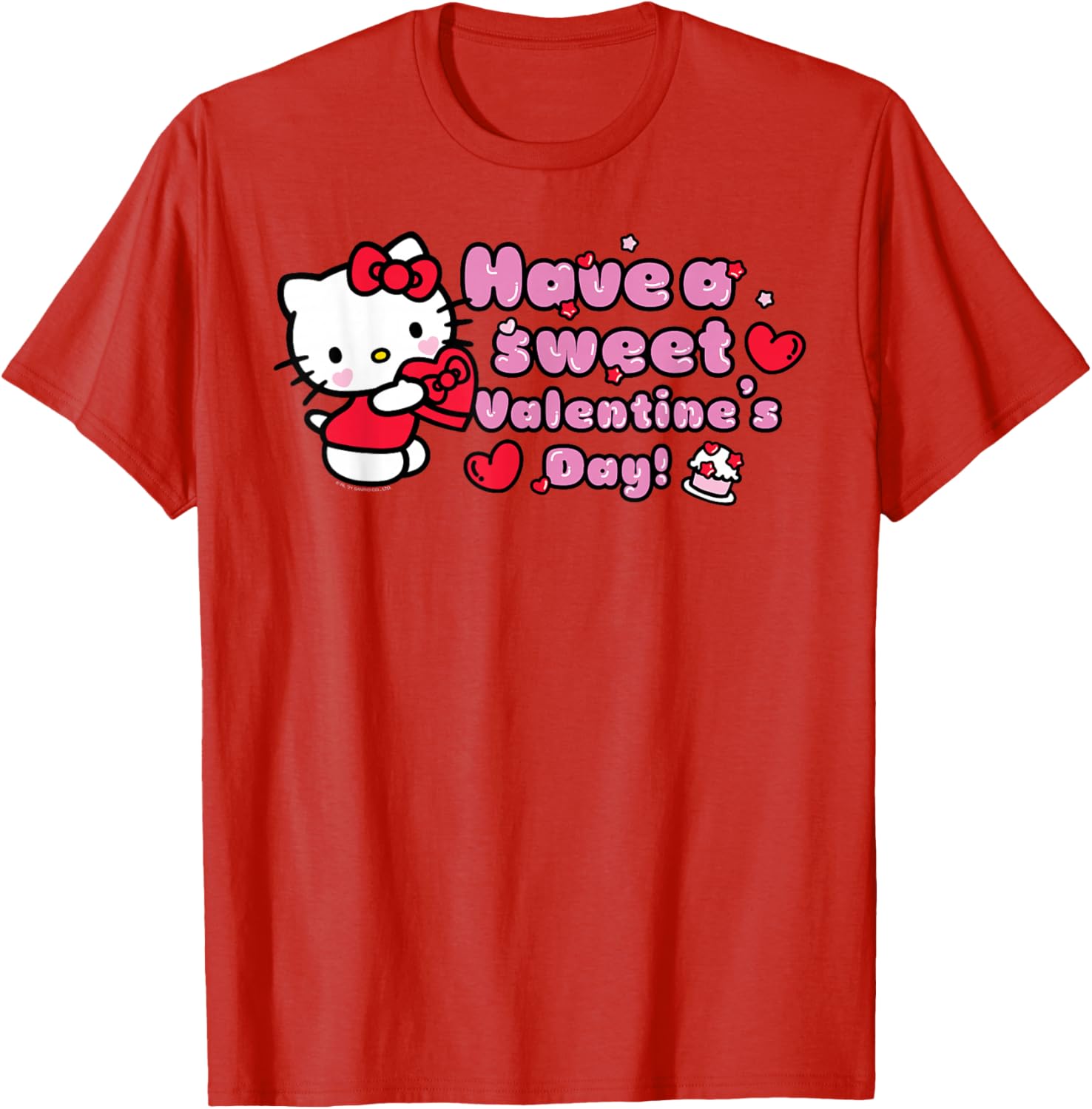 Hello Kitty Valentine's Day T-Shirt Cute and Sweet Gift for Her - 14