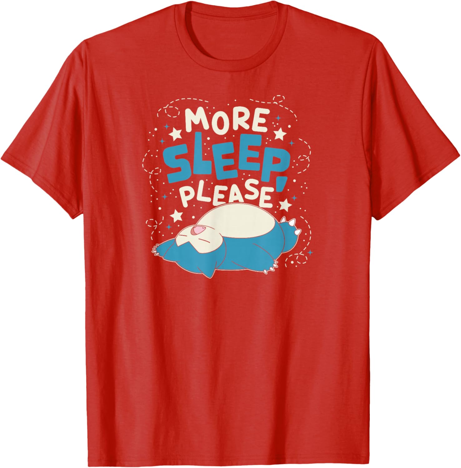 Snorlax More Sleep Please T-Shirt for Pokémon Fans - Comfy and Cute - 1
