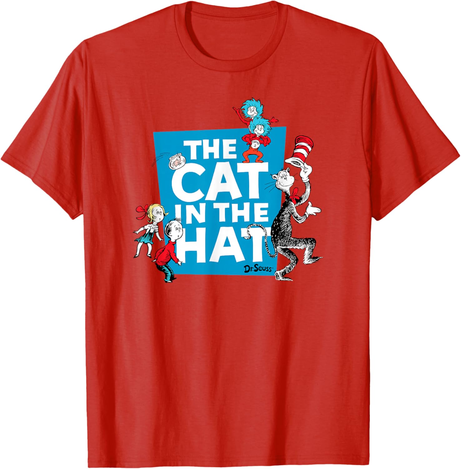 Dr. Seuss Cat in the Hat Characters T-Shirt for Kids and Adults - 15
