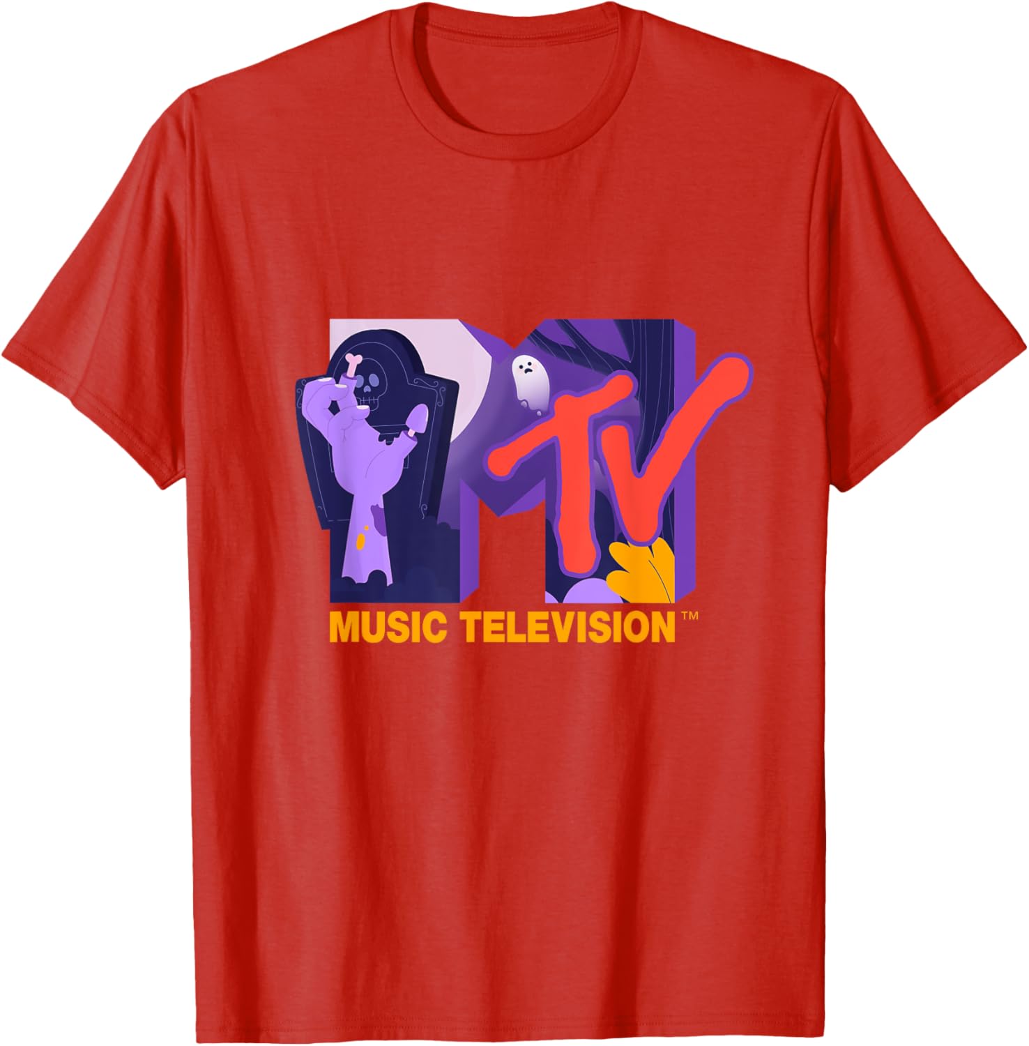 Mademark x MTV Official Logo Horror Party T-Shirt for Fun Occasions - 8