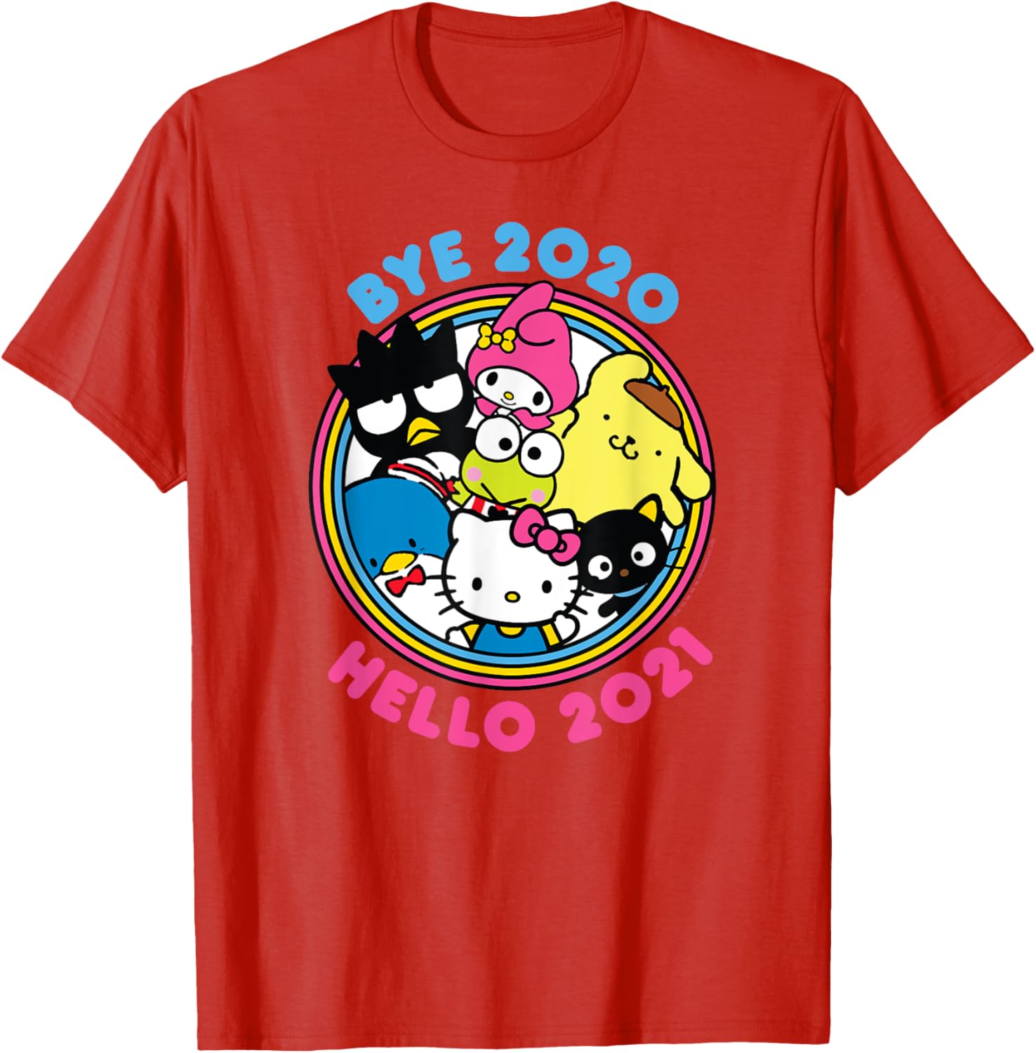 Hello Kitty New Year's T-Shirt 2021 for Kids and Friends Celebrations - 8