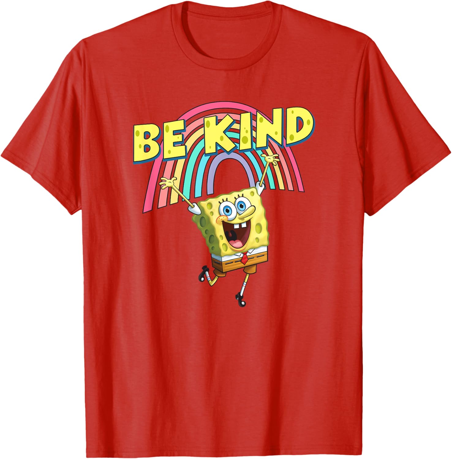 Mademark SpongeBob SquarePants Be Kind Rainbow T-Shirt for Everyone - 14
