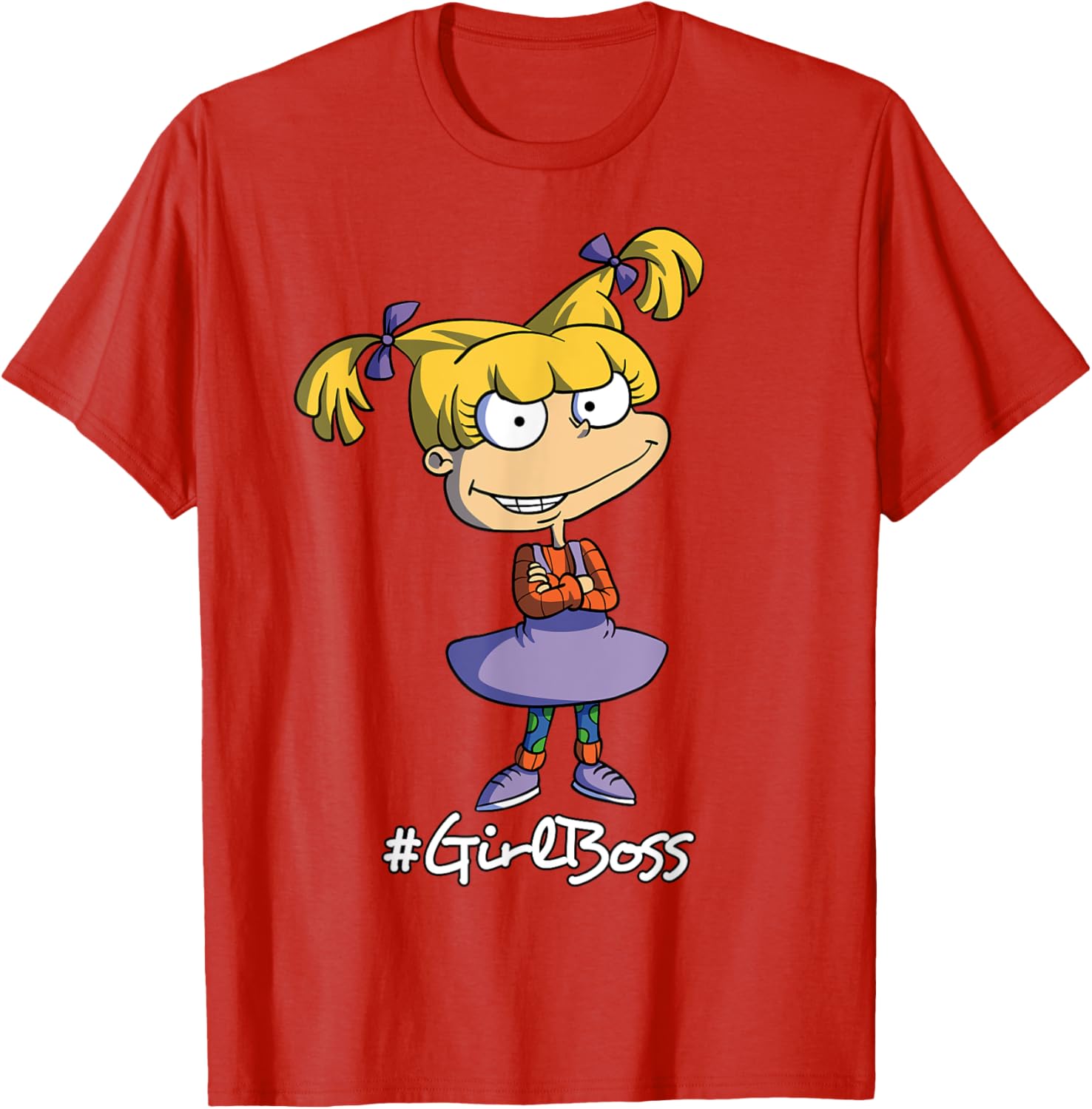 Mademark x Rugrats Angelica Pickles Girl Boss T-Shirt for Kids - 6