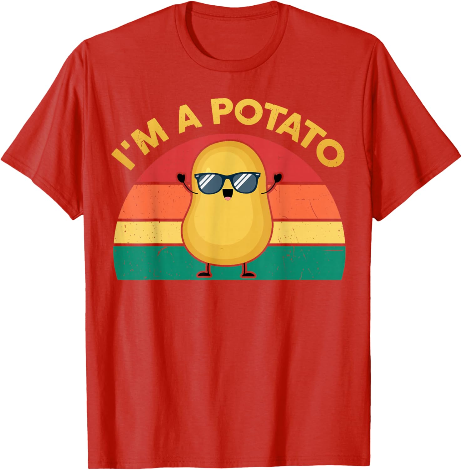 Funny I'm A Potato T-Shirt for Kids - Cute Graphic Tee for Boys and Girls - 24
