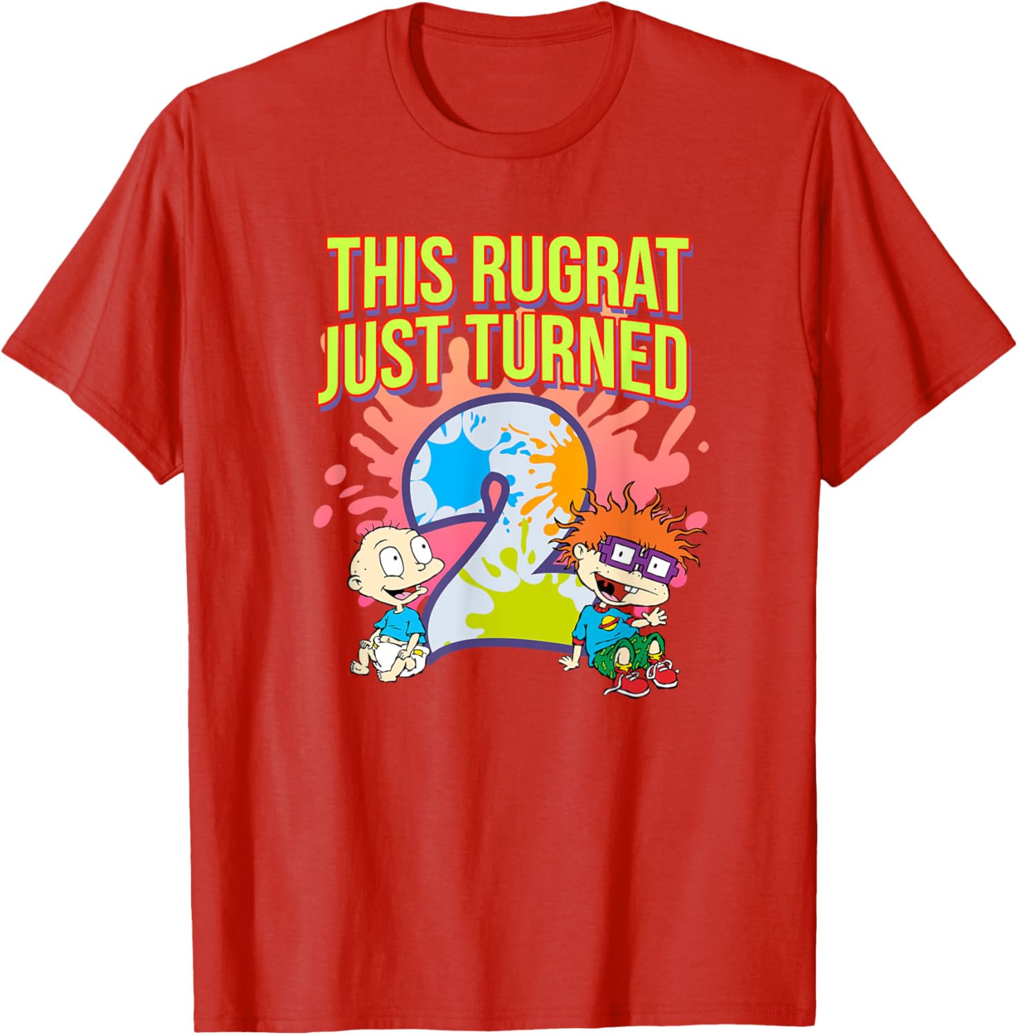 Mademark Rugrats 2nd Birthday Outfit Cute T-Shirt for Celebrating Fun - 15