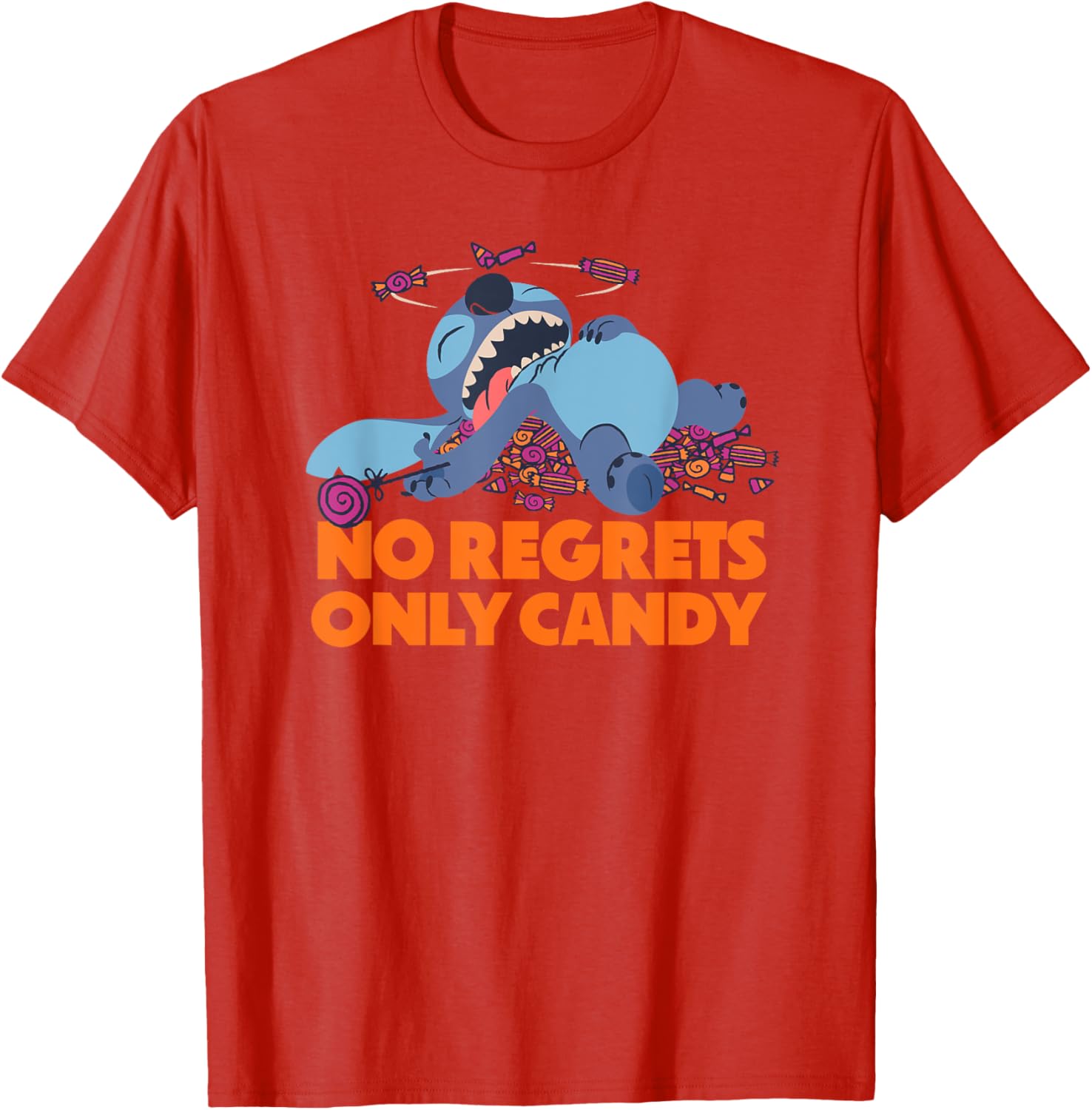 Amazon Essentials Halloween No Regrets Only Candy T-Shirt for Fun Celebrations - 1