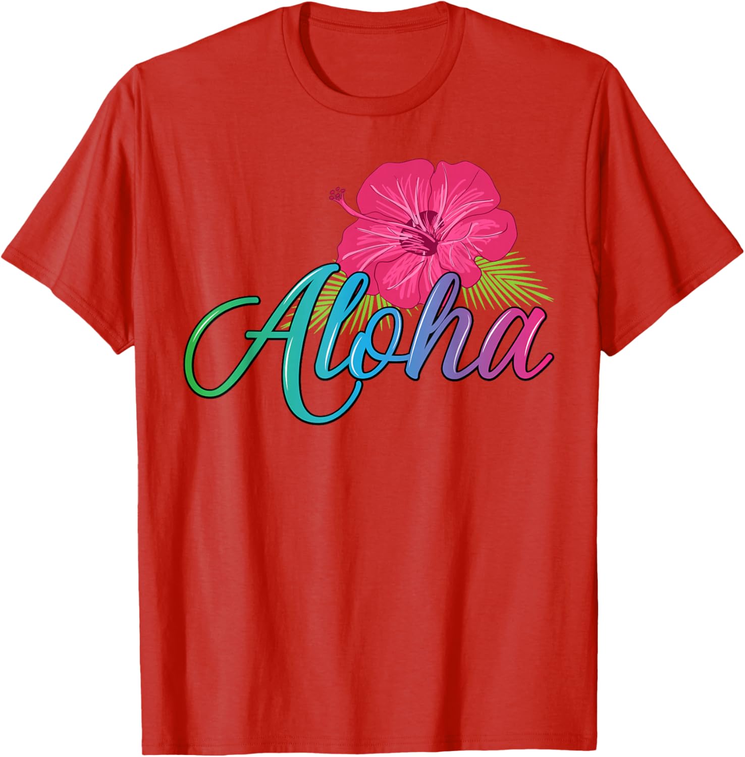 Aloha Hawaii T-Shirt with Aloha Flower Spirit - Casual Island Style - 7