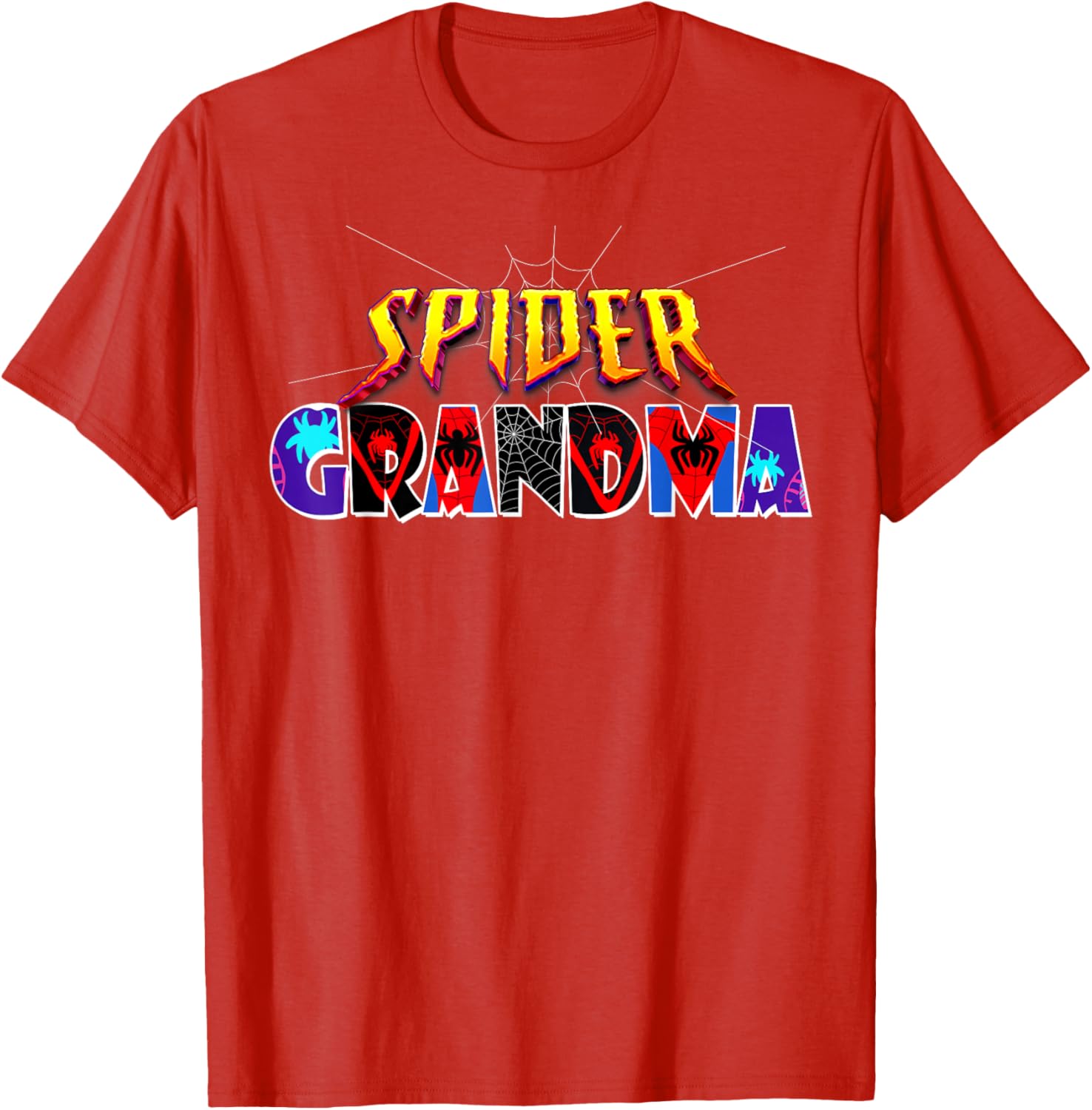 Cute Spider Grandma Shirt for Birthday Mothers Day and Halloween Fun - 10