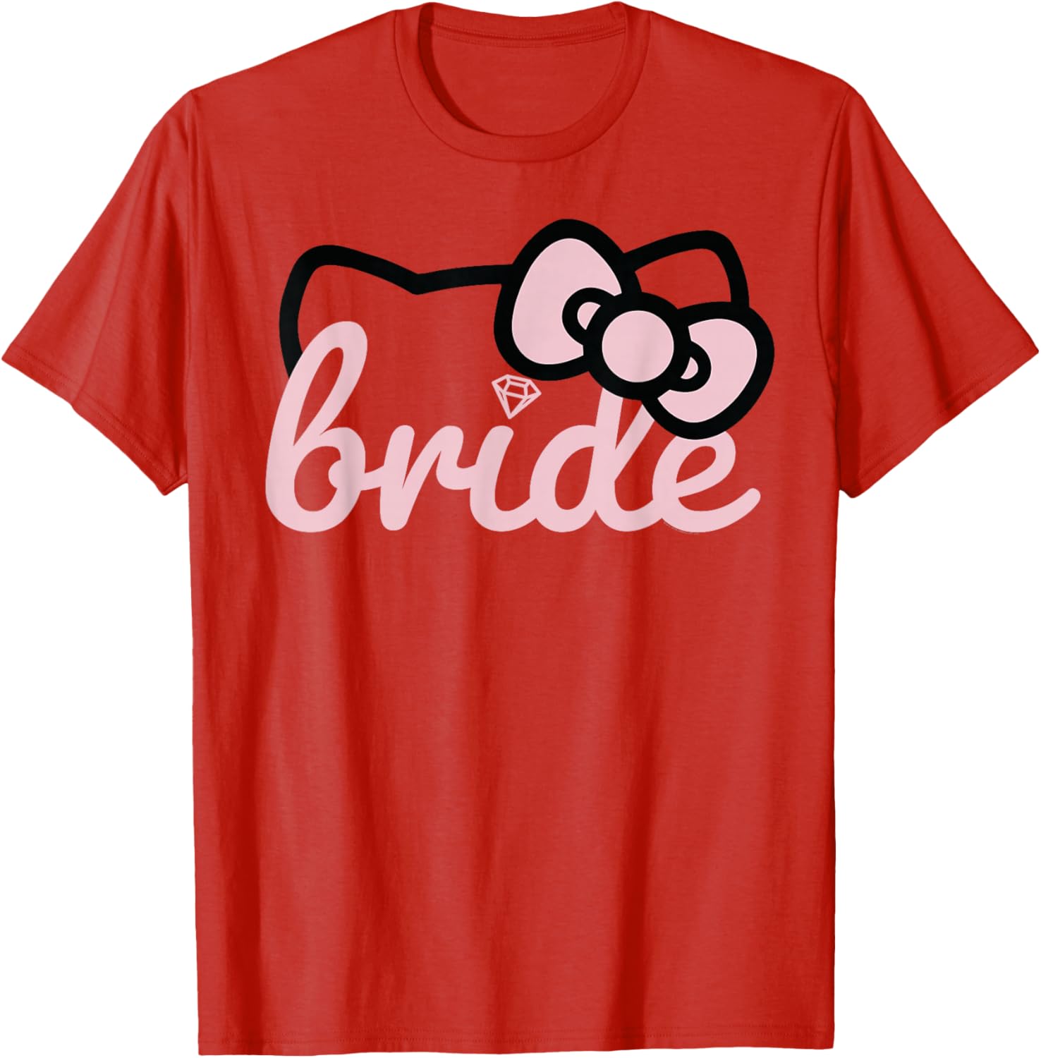 Hello Kitty Bride Wedding T-Shirt for Fun Bridal Party Celebrations - 4