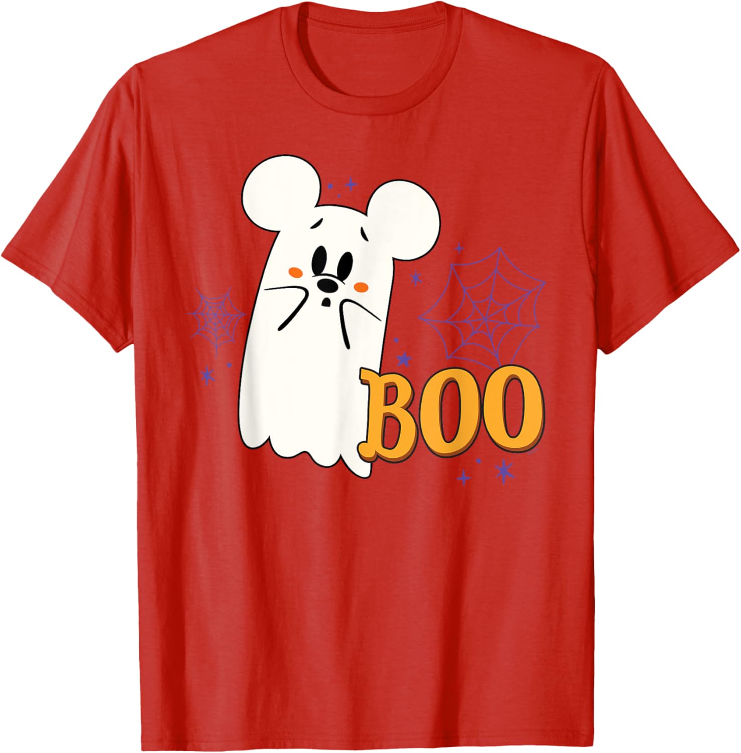 Cute Mickey Mouse Halloween Ghost T-Shirt for Kids and Adults - 16