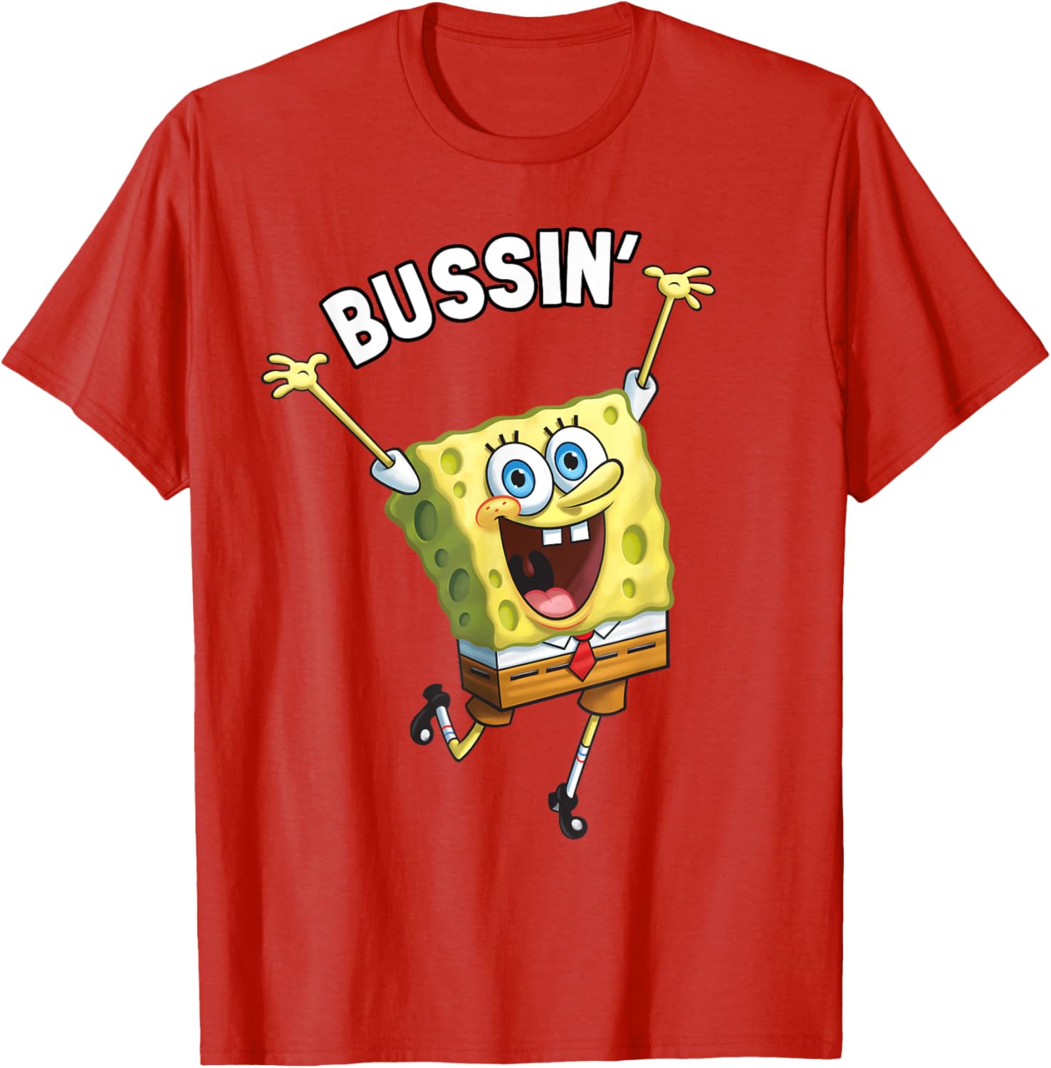 Mademark SpongeBob SquarePants Bussin T-Shirt for Fun and Fashion - 13