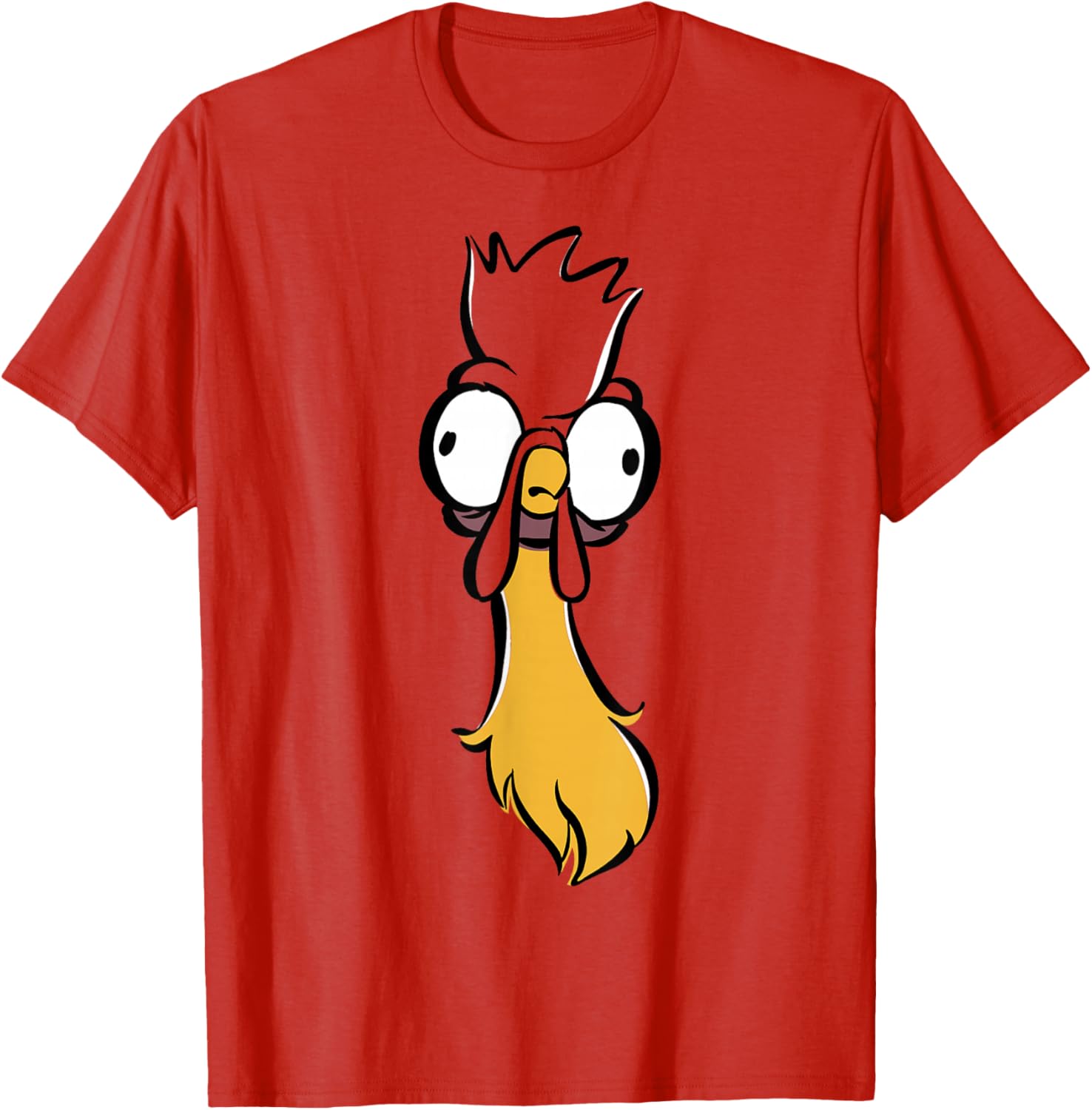 Disney Moana Hei Hei Big Face Sketch Portrait T-Shirt for Fans - 1
