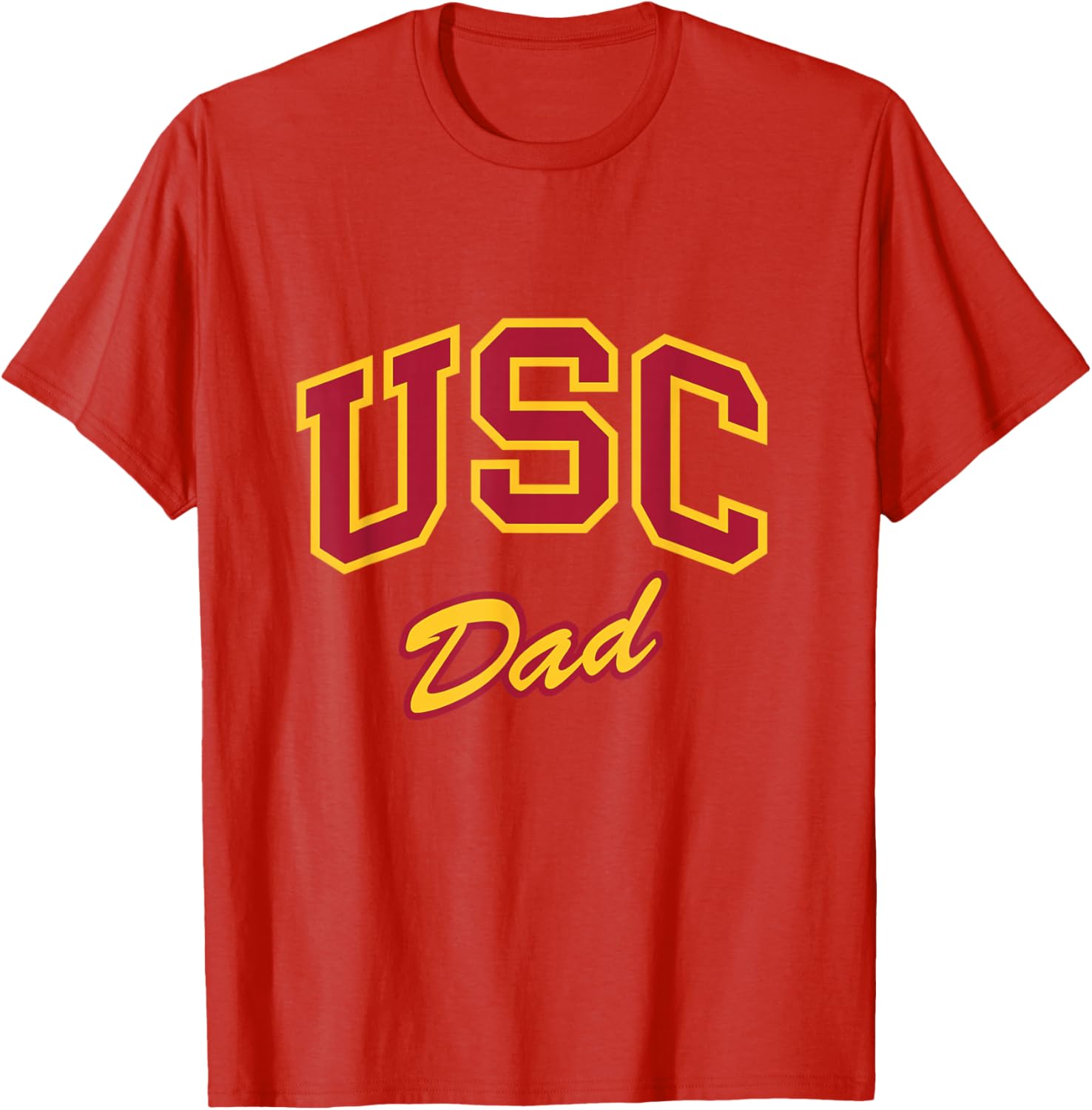 USC Dad Retro Script Style T-Shirt for Sports Fans and Outdoors Fun - 10