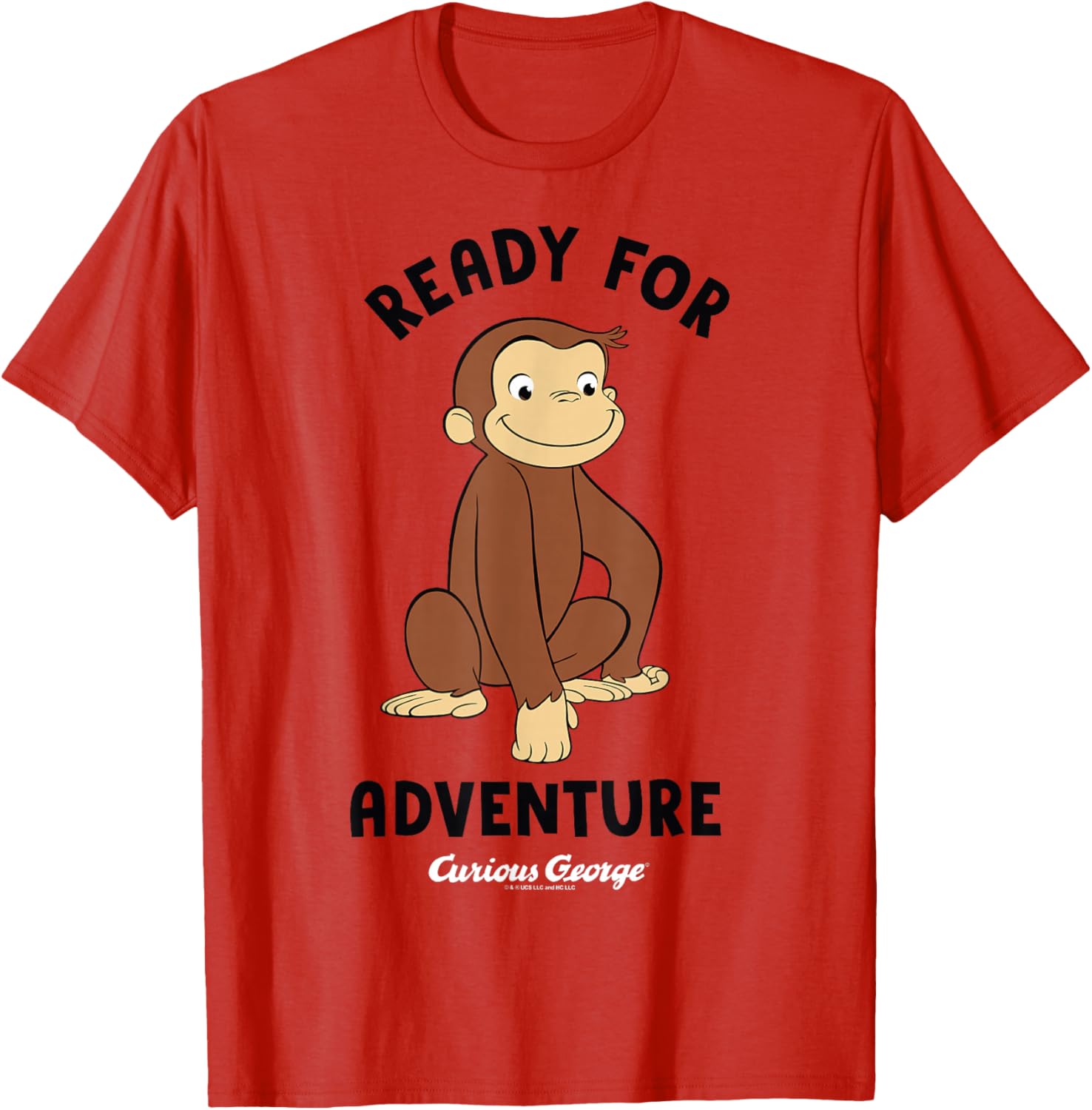 Curious George Adventure T-Shirt Featuring Smiling George - Fun Apparel - 4