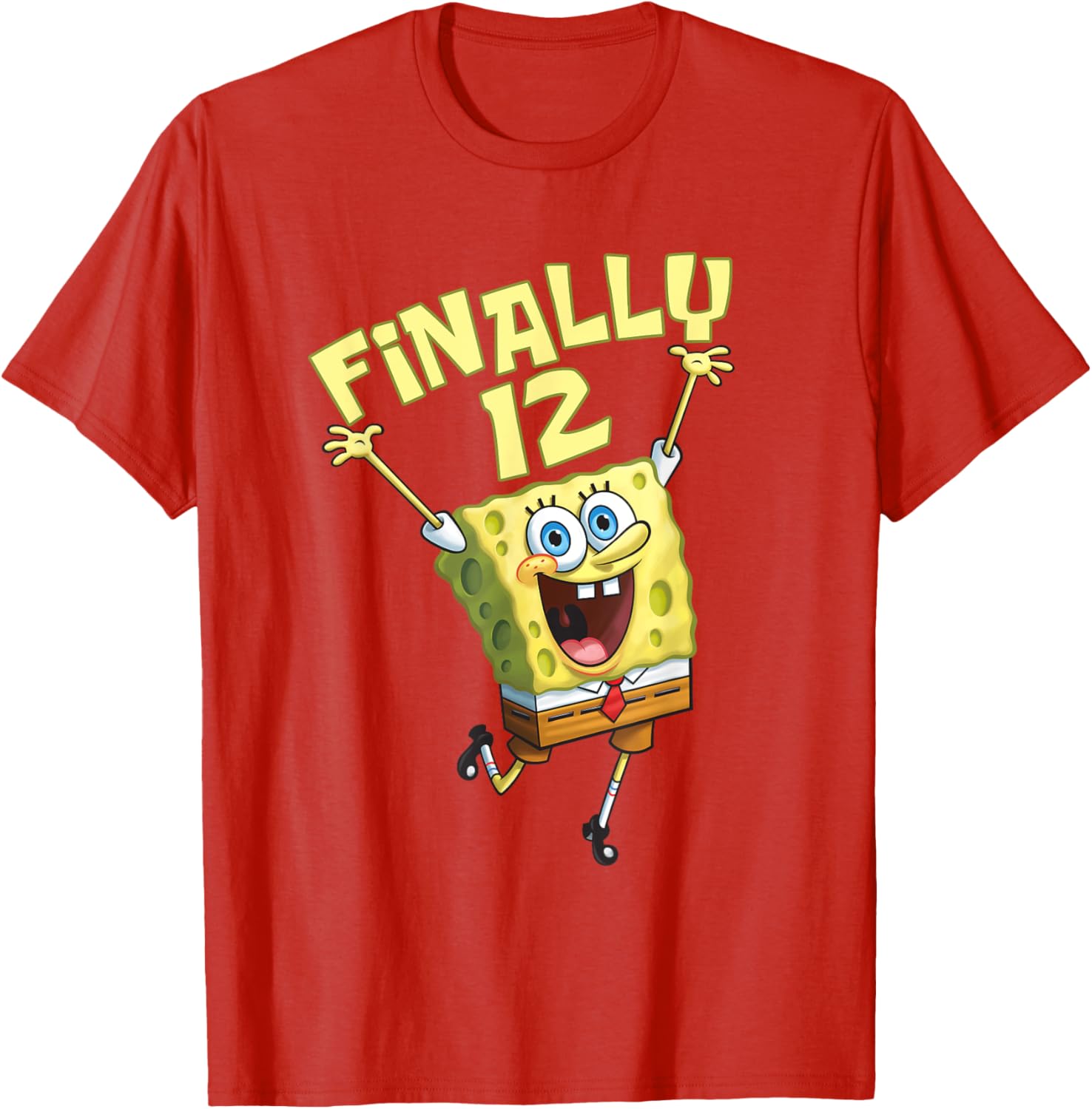 Mademark x SpongeBob SquarePants 12th Birthday T-Shirt for Kids - 3
