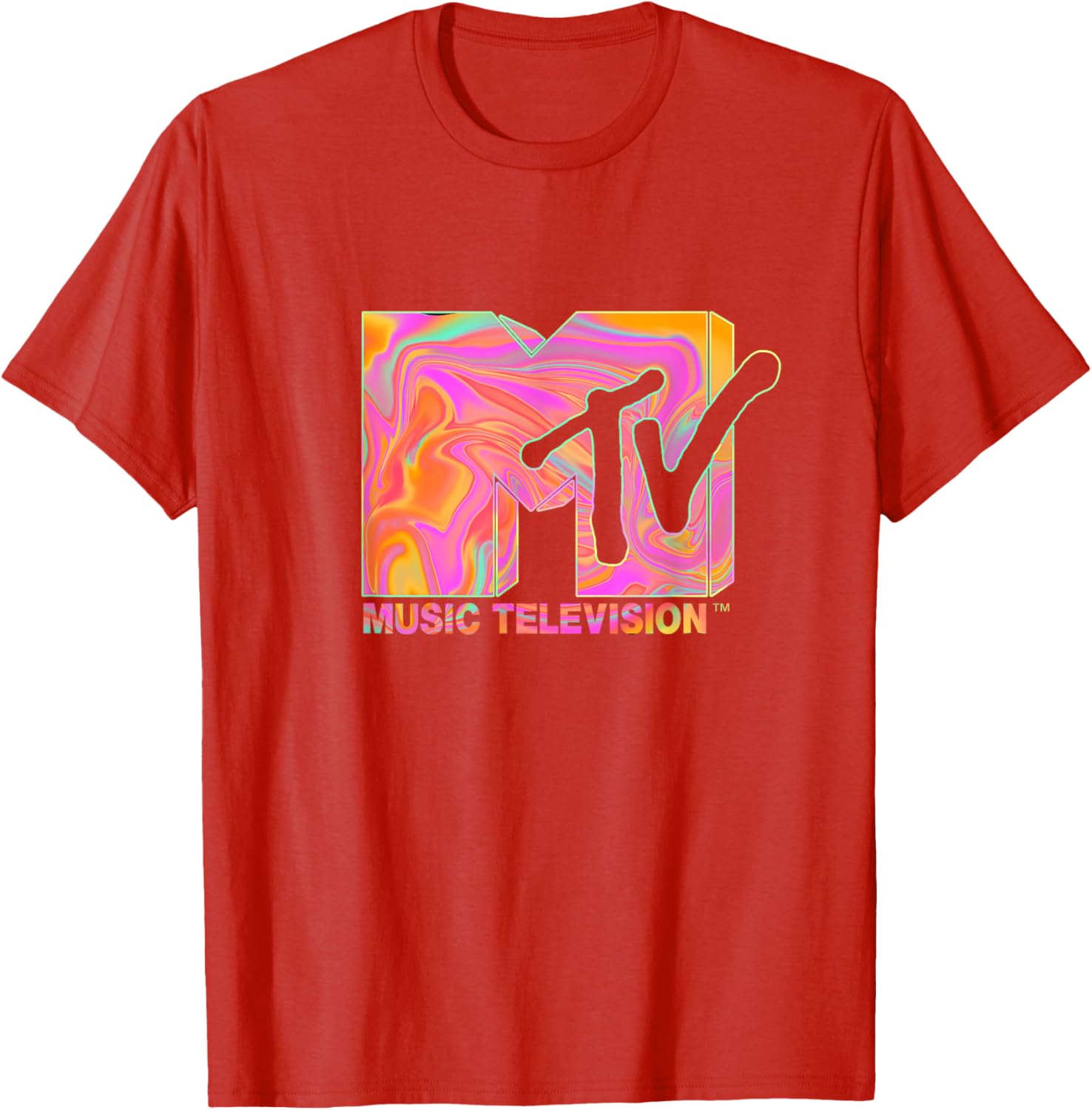 Mademark x MTV Retro Logo T-Shirt in 70s 80s Hippie Style Fashion - 18