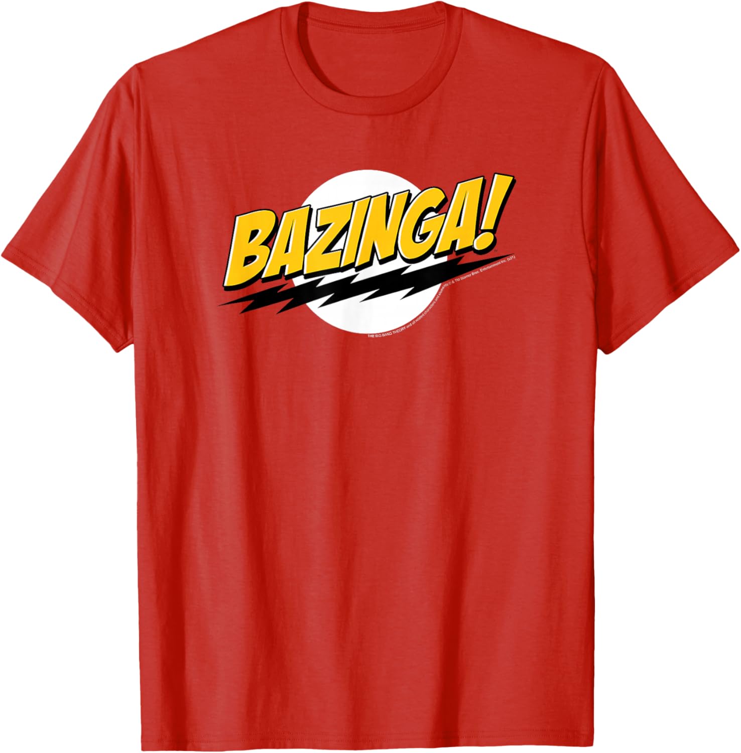 Big Bang Theory Bazinga Logo T-Shirt for Fans of Comedy TV Shows - 2