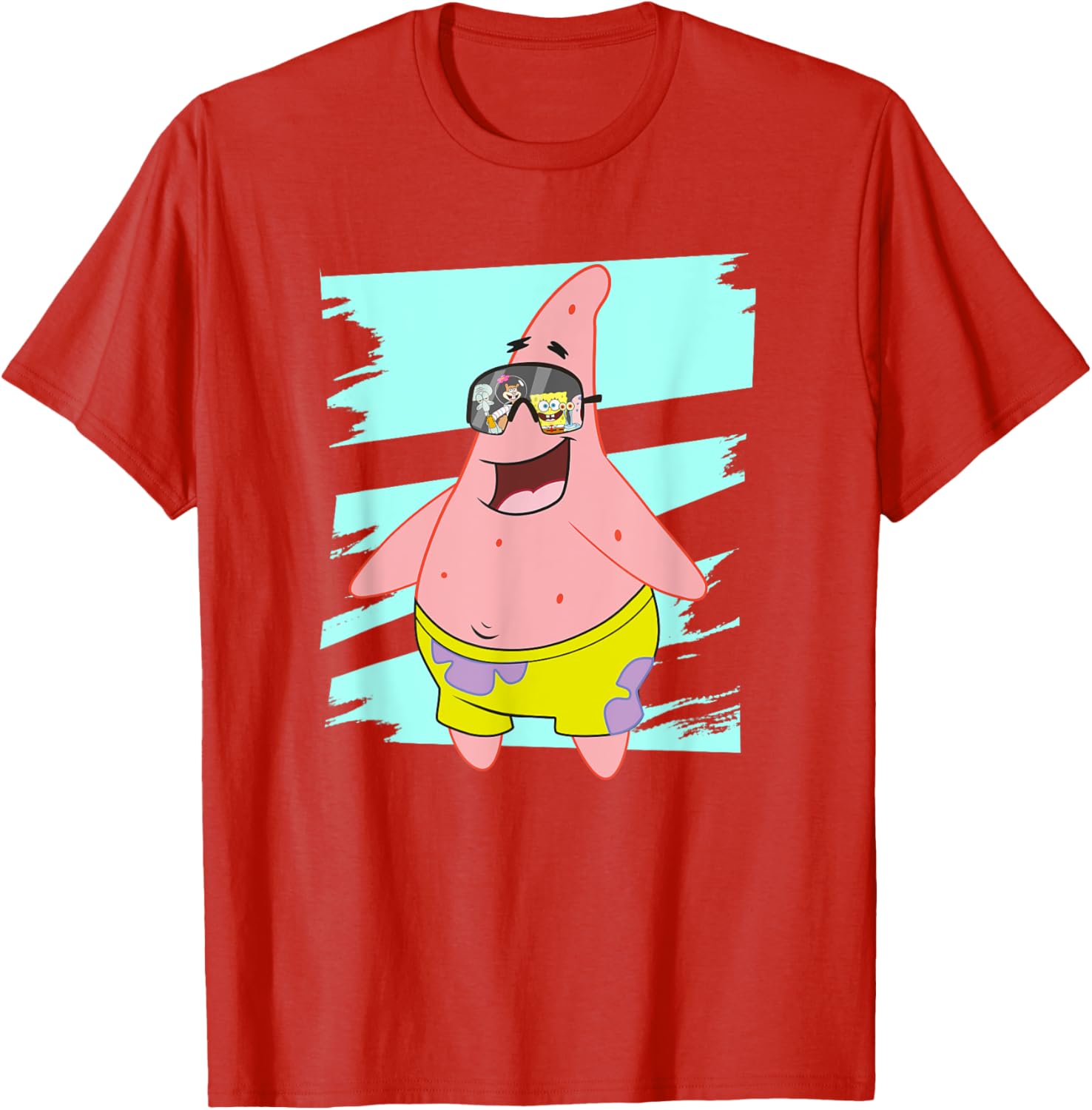 Mademark Patrick Star Sunglasses T-Shirt Fun SpongeBob SquarePants Apparel - 13